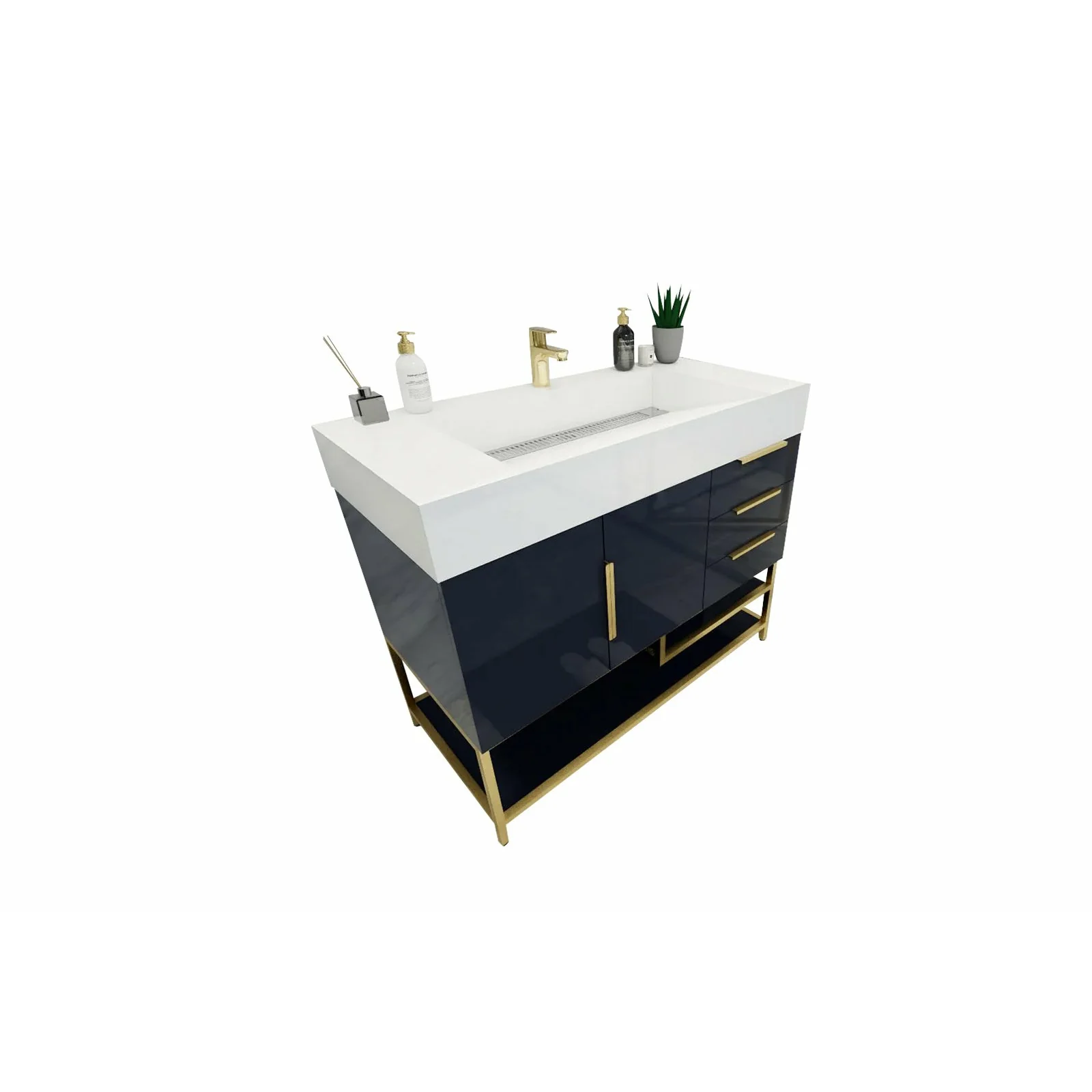 Breton Modern Vanity (24"-84") 101 Breton Modern Vanity (24"-84")