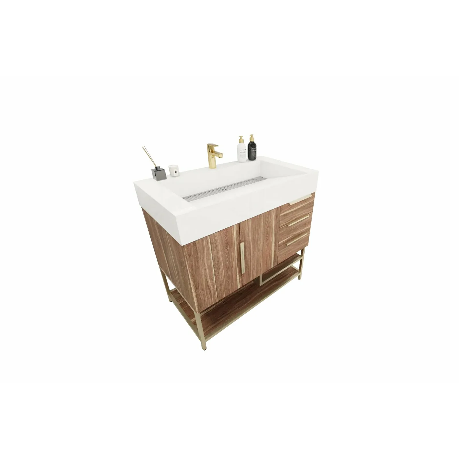 Breton Modern Vanity (24"-84") 108 Breton Modern Vanity (24"-84")