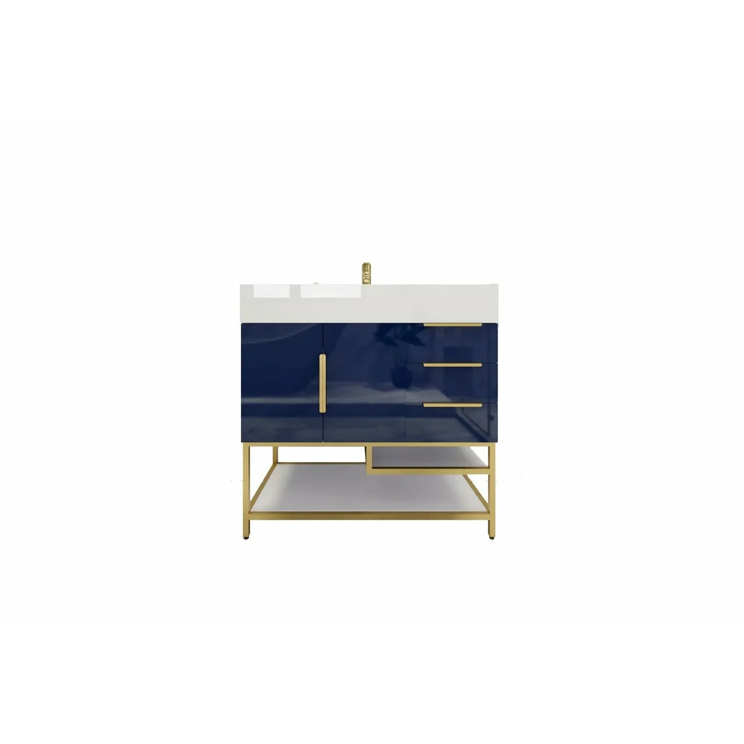 Breton Modern Vanity (24"-84") 116 Breton Modern Vanity (24"-84")