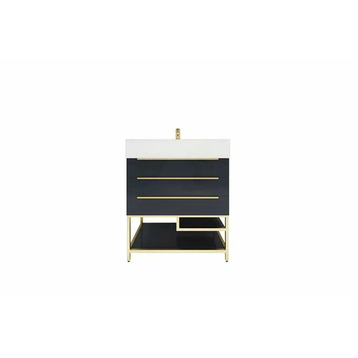 Breton Modern Vanity (24"-84") 125 Breton Modern Vanity (24"-84")