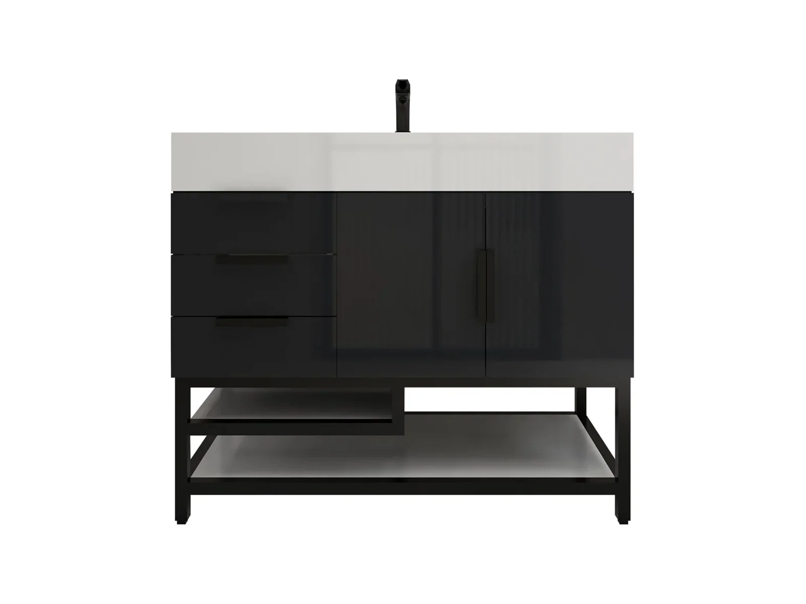 Breton Modern Vanity (24"-84") 167 Breton Modern Vanity (24"-84")