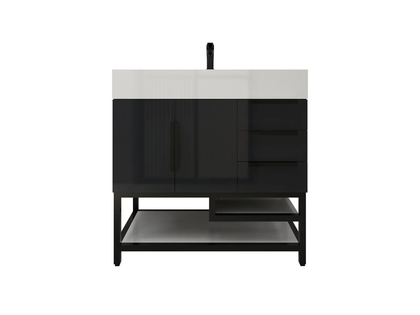 Breton Modern Vanity (24"-84") 177 Breton Modern Vanity (24"-84")