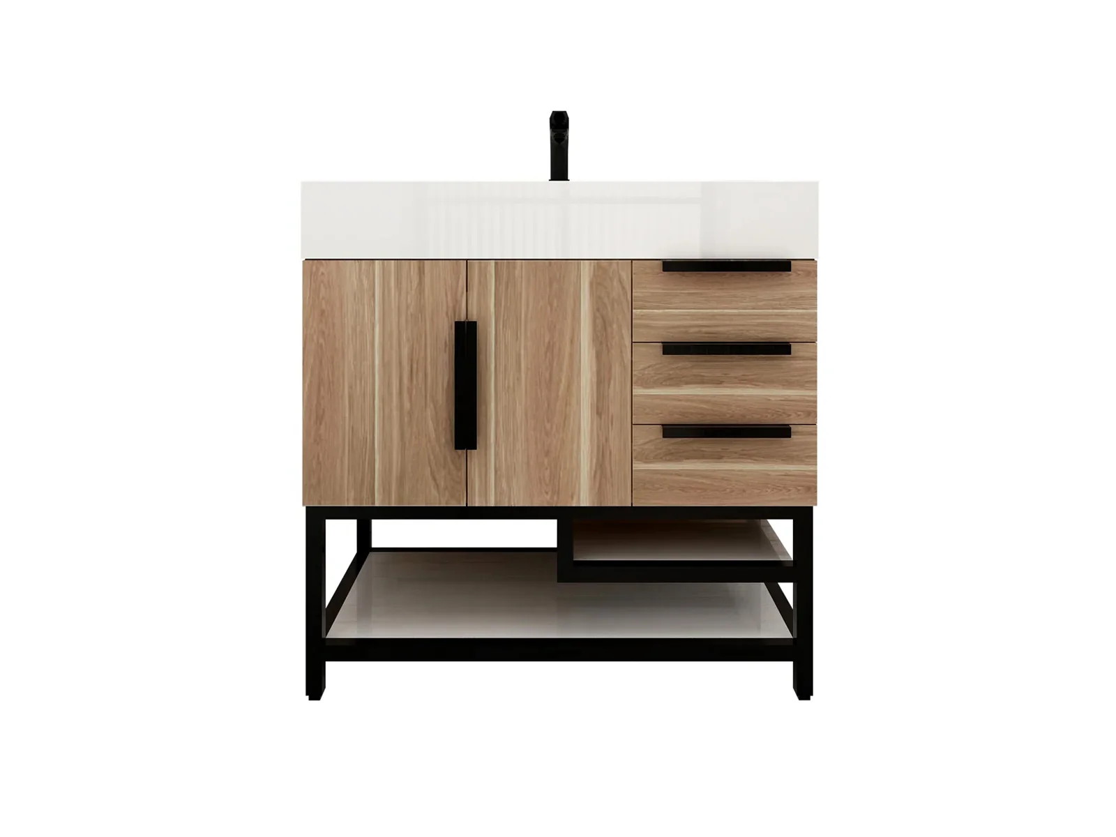 Breton Modern Vanity (24"-84") 180 Breton Modern Vanity (24"-84")