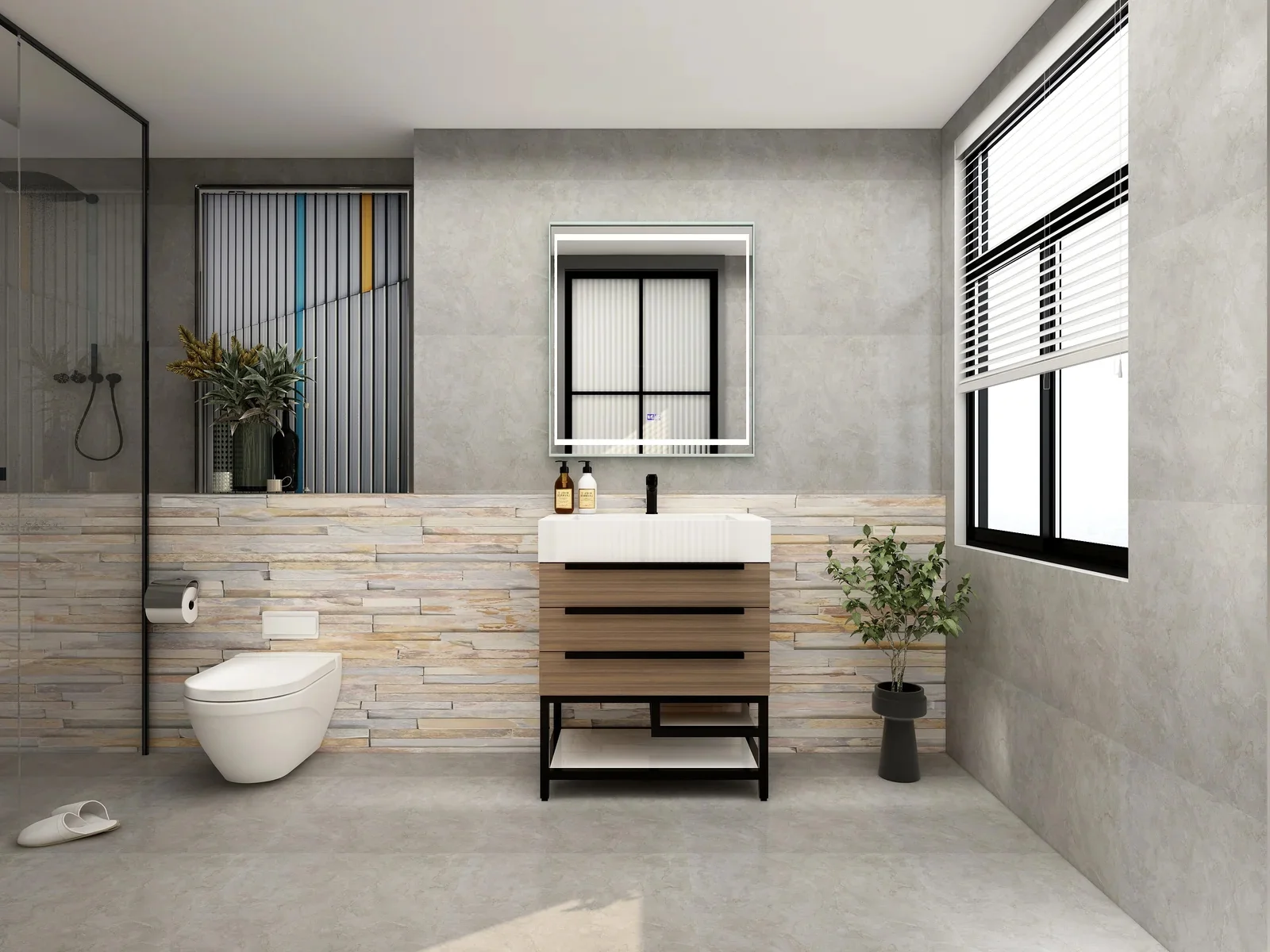 Breton Modern Vanity (24"-84") 183 Breton Modern Vanity (24"-84")