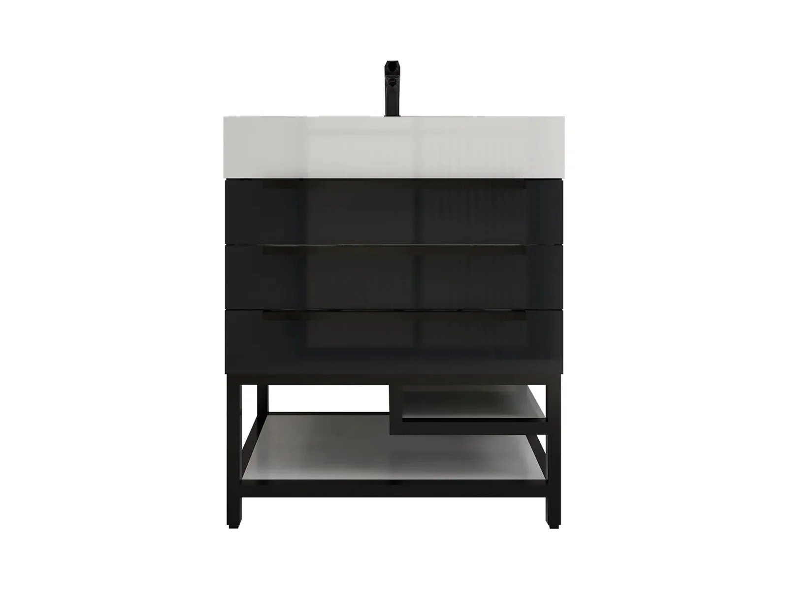 Breton Modern Vanity (24"-84") 184 Breton Modern Vanity (24"-84")