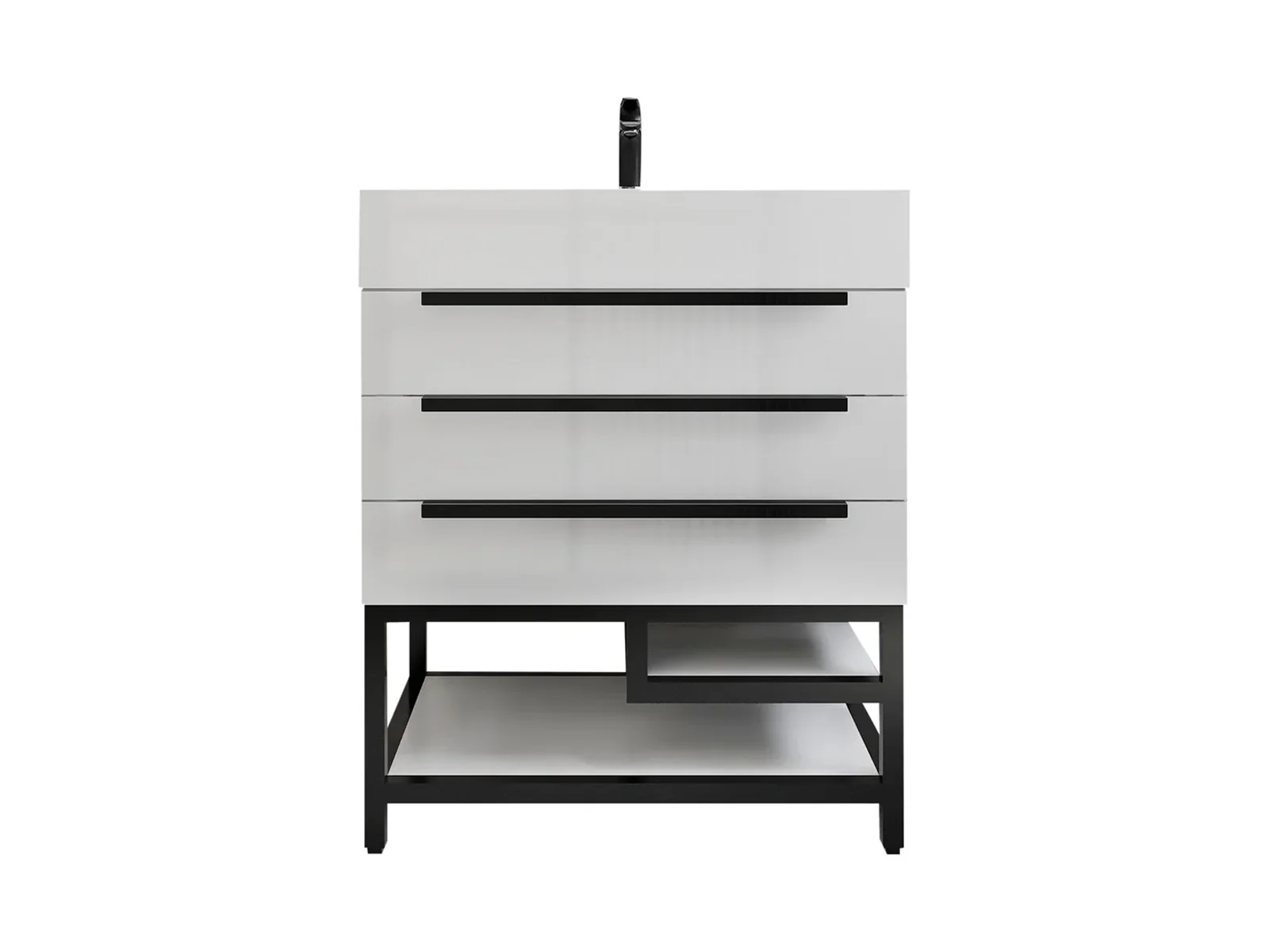 Breton Modern Vanity (24"-84") 186 Breton Modern Vanity (24"-84")