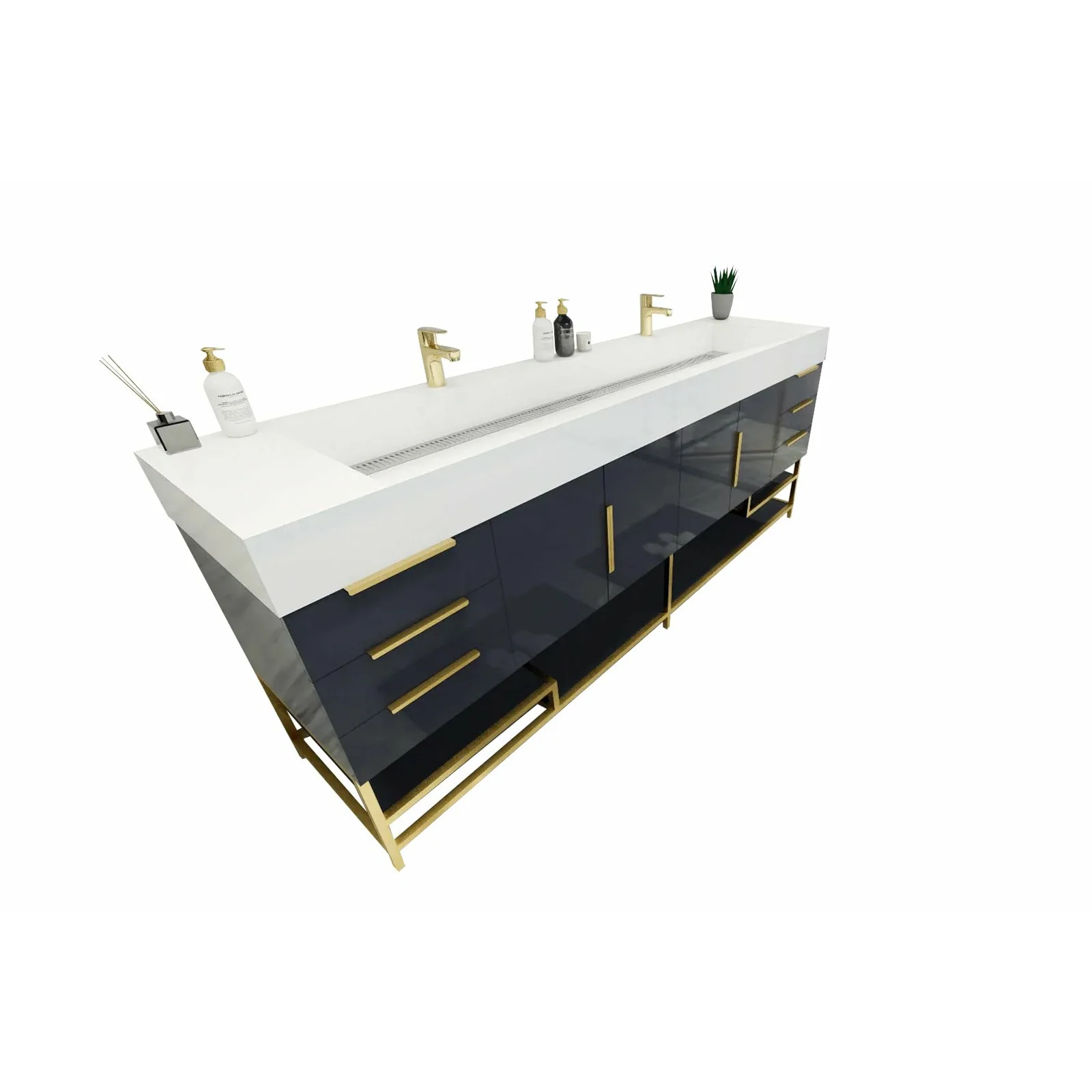 Breton Modern Vanity (24"-84") 22 Breton Modern Vanity (24"-84")