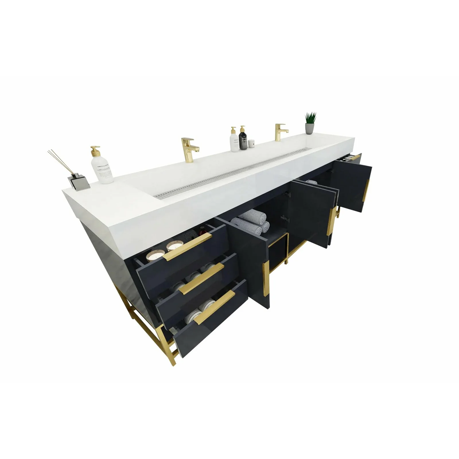 Breton Modern Vanity (24"-84") 23 Breton Modern Vanity (24"-84")