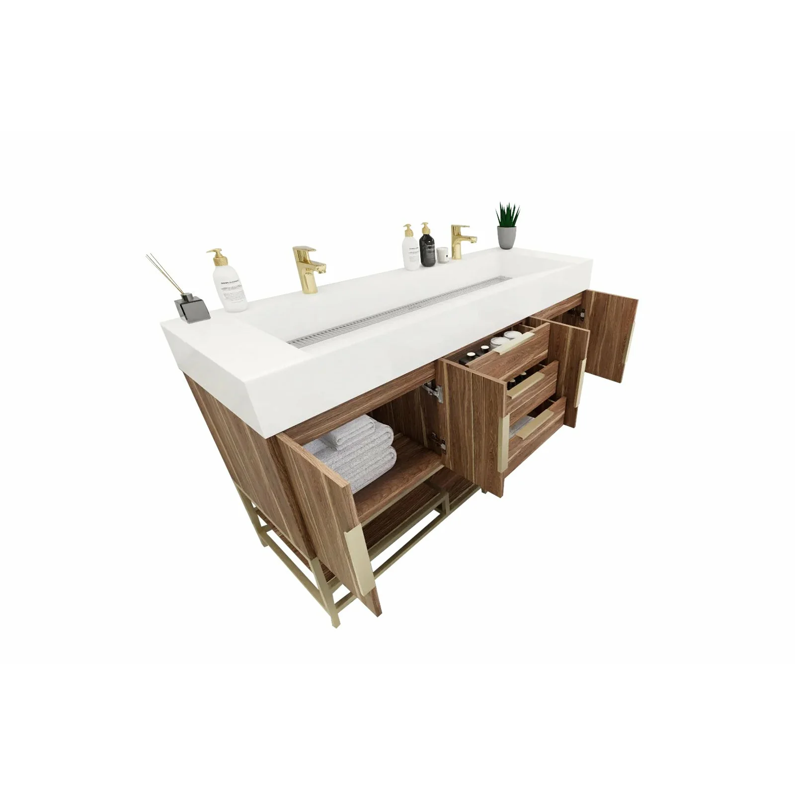 Breton Modern Vanity (24"-84") 27 Breton Modern Vanity (24"-84")