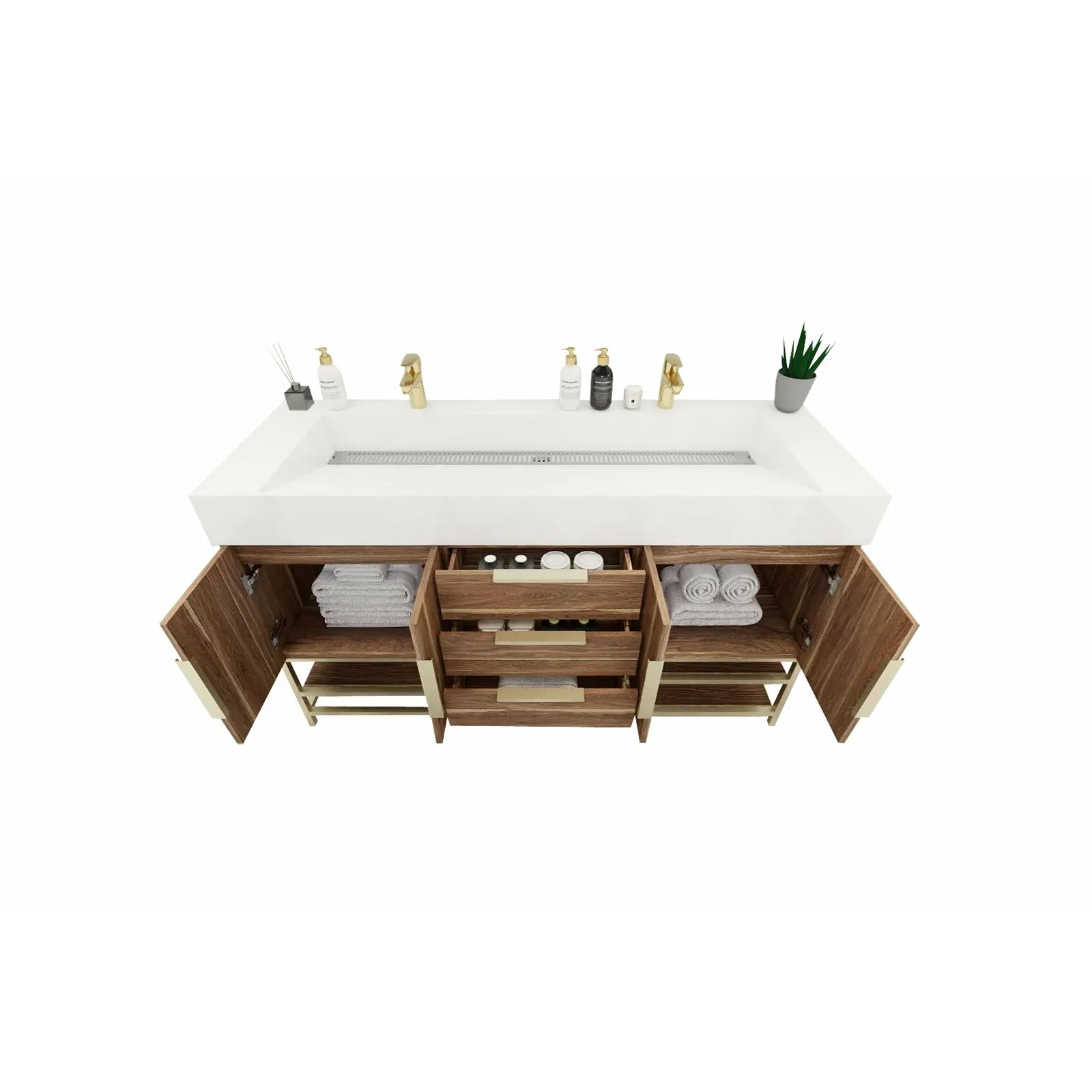 Breton Modern Vanity (24"-84") 28 Breton Modern Vanity (24"-84")