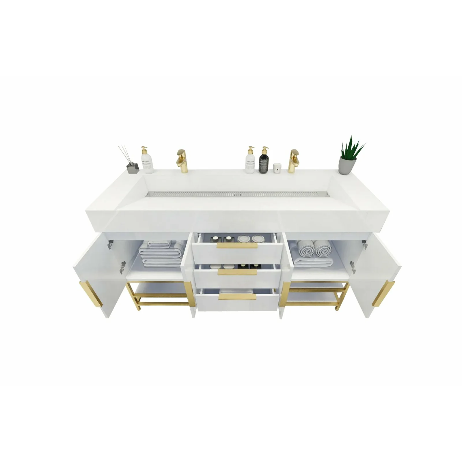 Breton Modern Vanity (24"-84") 32 Breton Modern Vanity (24"-84")