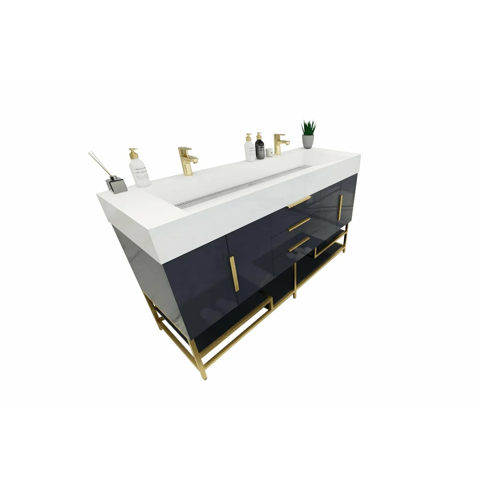 Breton Modern Vanity (24"-84") 34 Breton Modern Vanity (24"-84")