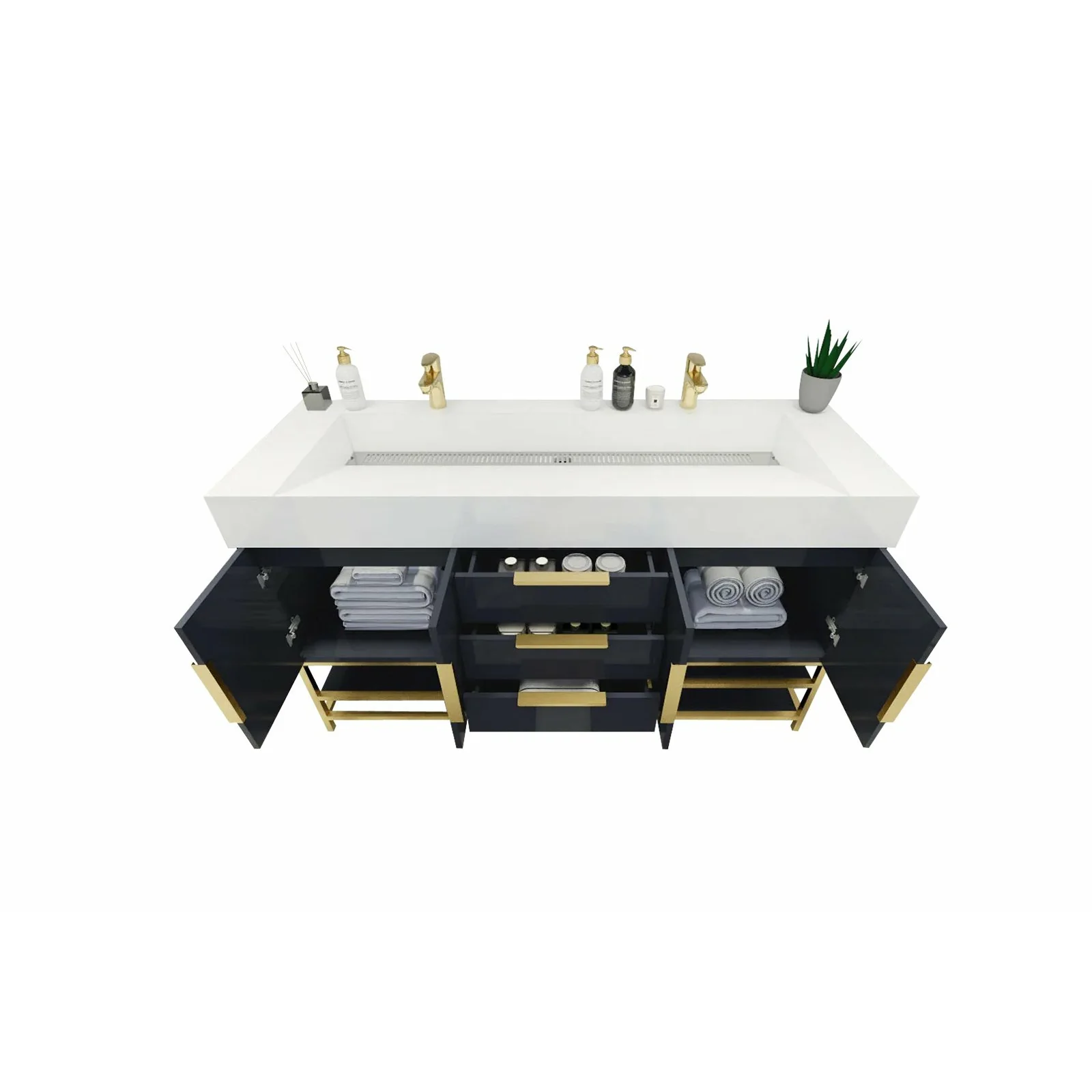 Breton Modern Vanity (24"-84") 36 Breton Modern Vanity (24"-84")