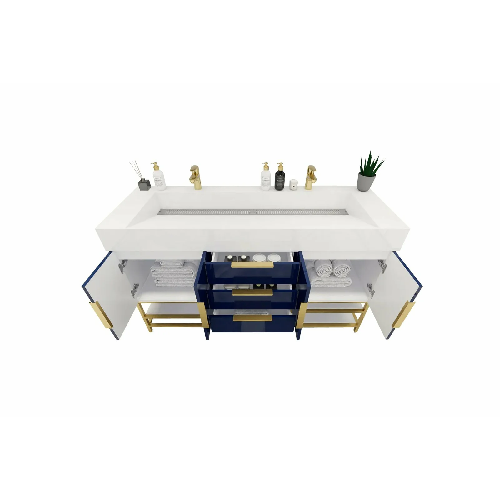 Breton Modern Vanity (24"-84") 40 Breton Modern Vanity (24"-84")