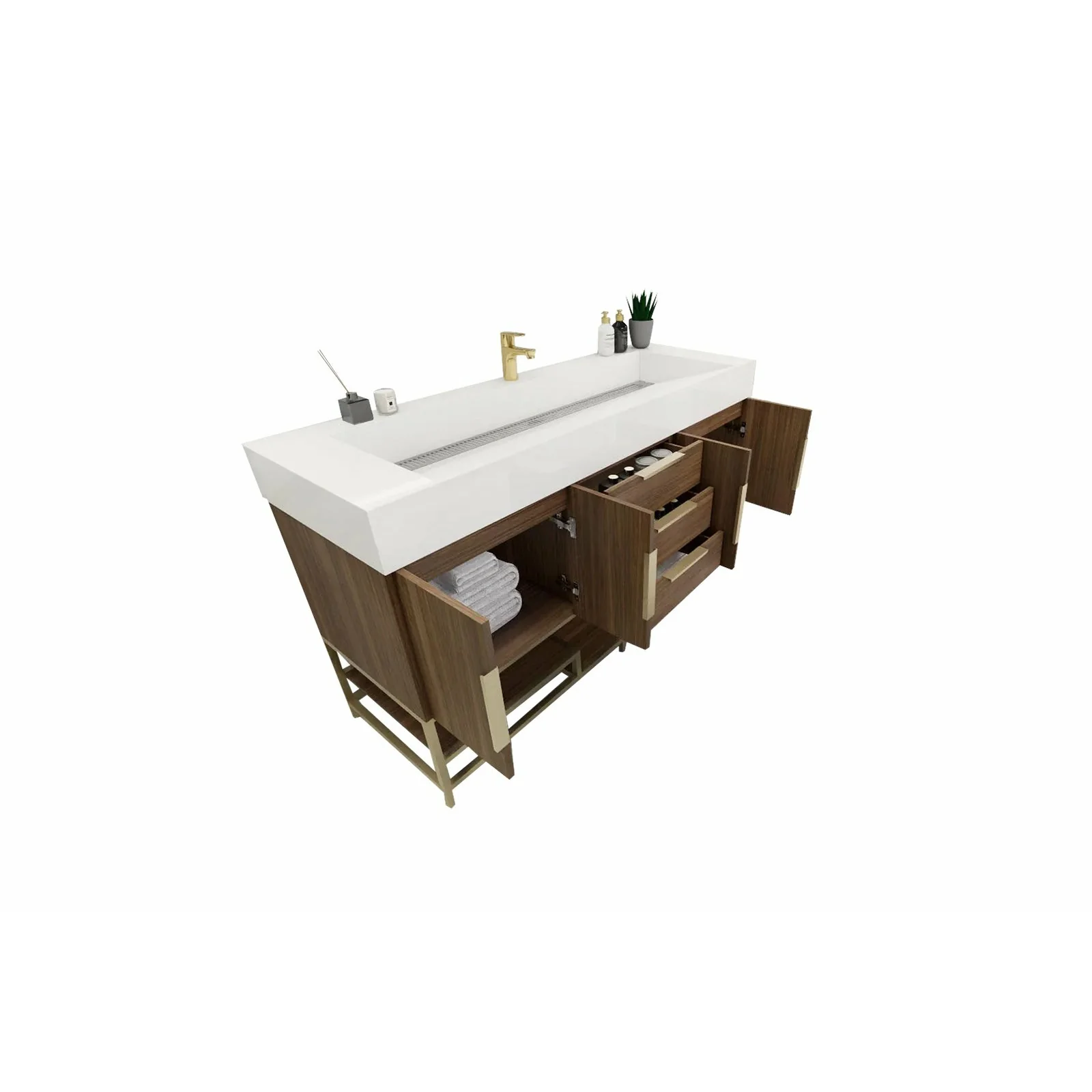 Breton Modern Vanity (24"-84") 43 Breton Modern Vanity (24"-84")