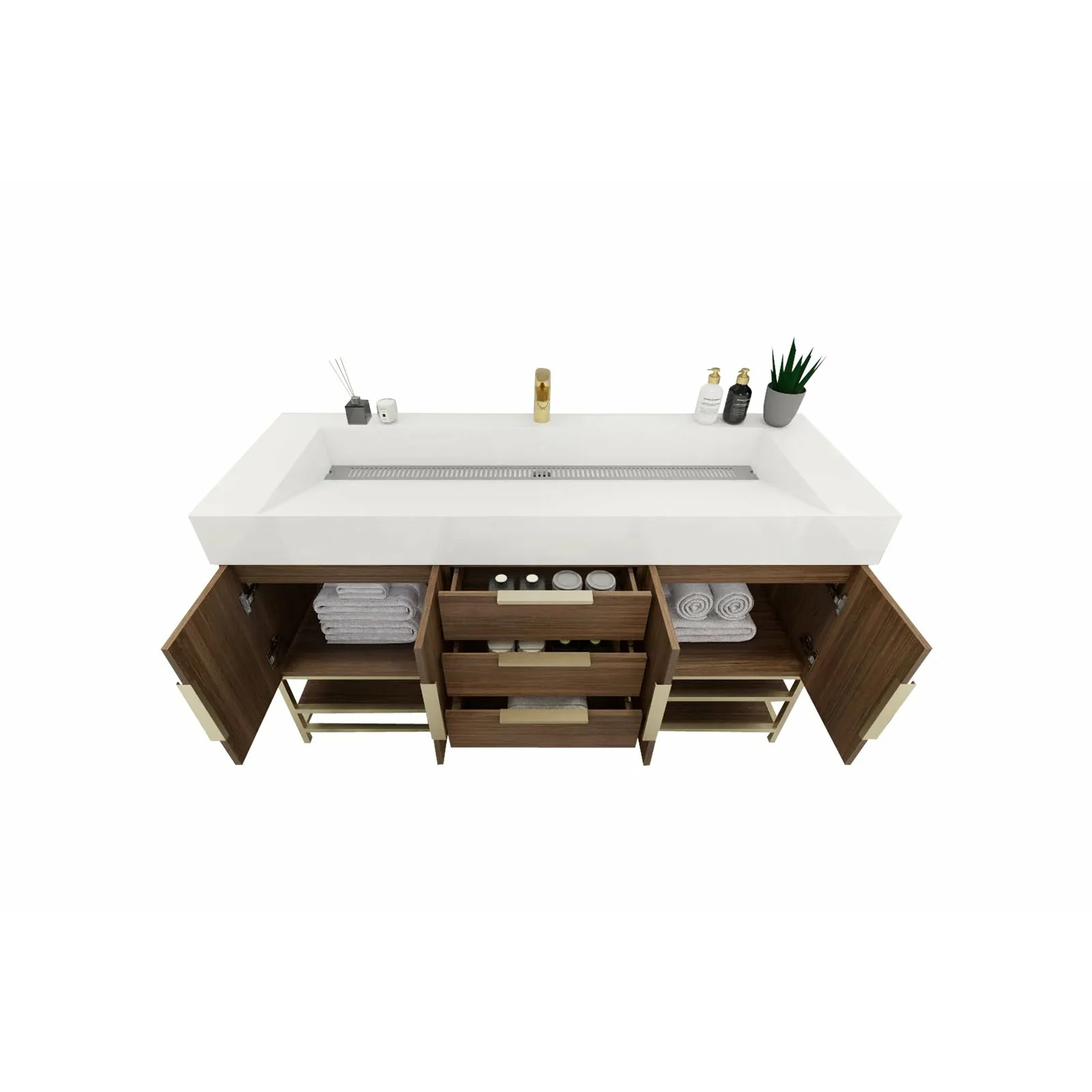 Breton Modern Vanity (24"-84") 44 Breton Modern Vanity (24"-84")