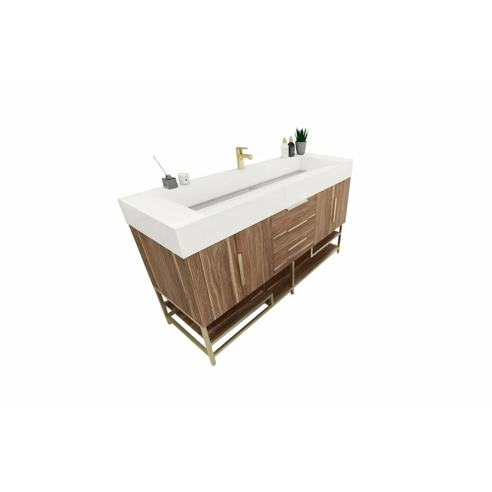 Breton Modern Vanity (24"-84") 46 Breton Modern Vanity (24"-84")