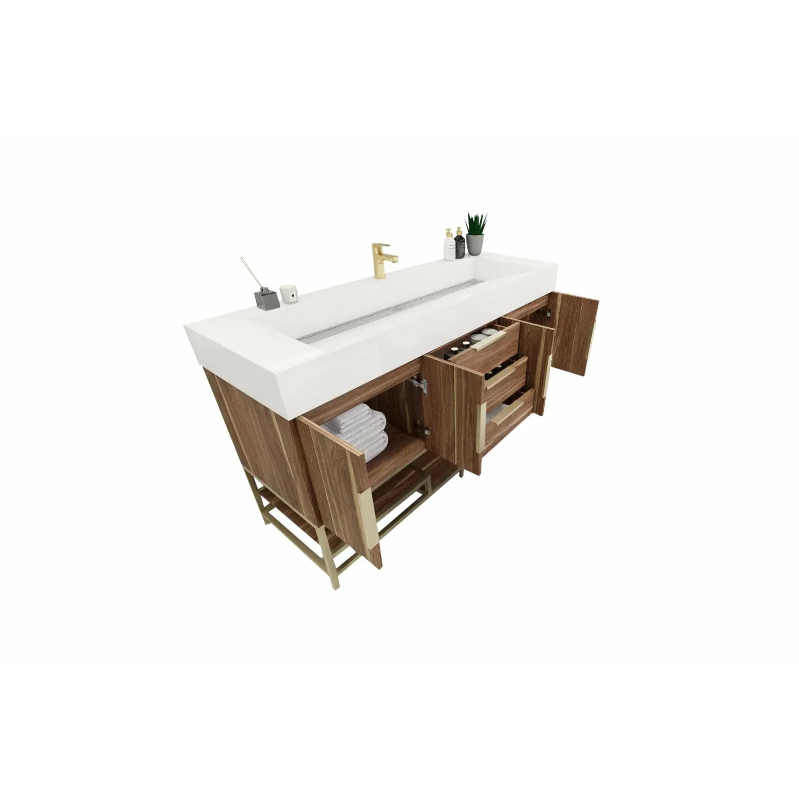 Breton Modern Vanity (24"-84") 47 Breton Modern Vanity (24"-84")