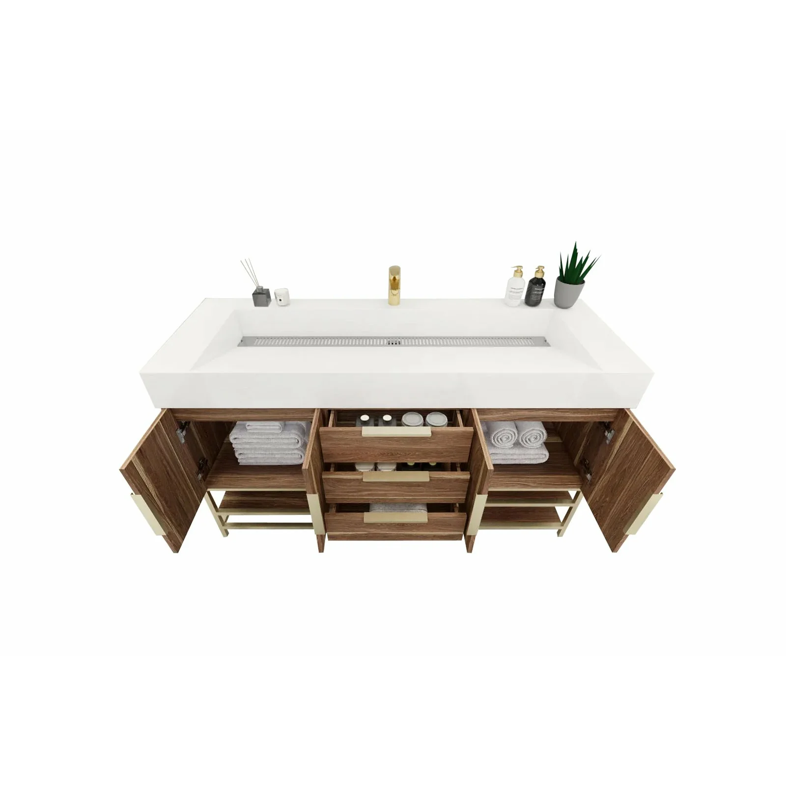 Breton Modern Vanity (24"-84") 48 Breton Modern Vanity (24"-84")