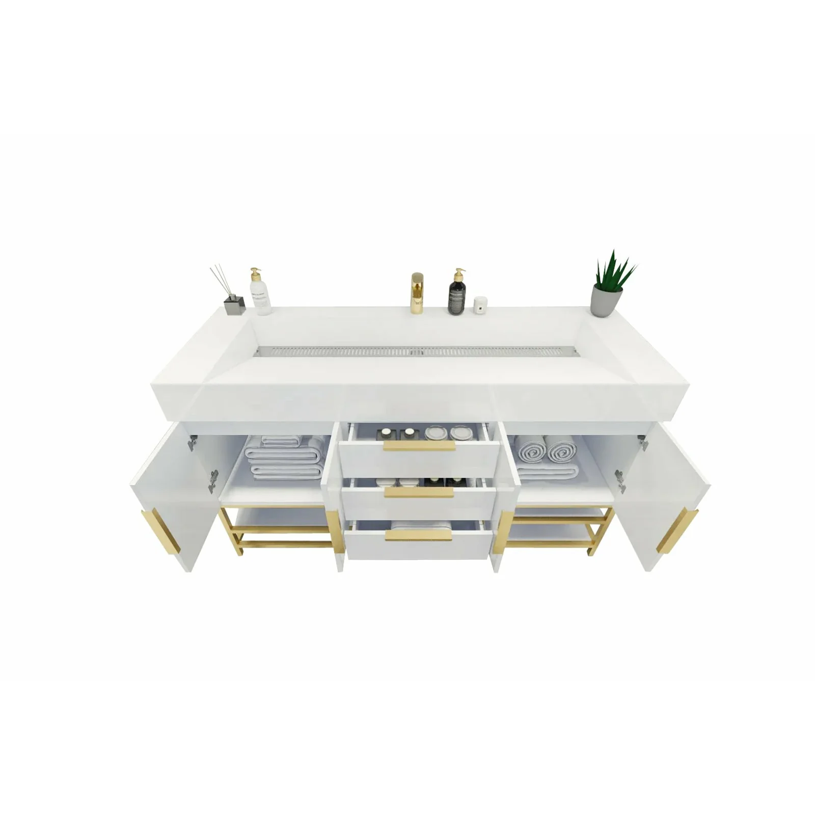 Breton Modern Vanity (24"-84") 52 Breton Modern Vanity (24"-84")