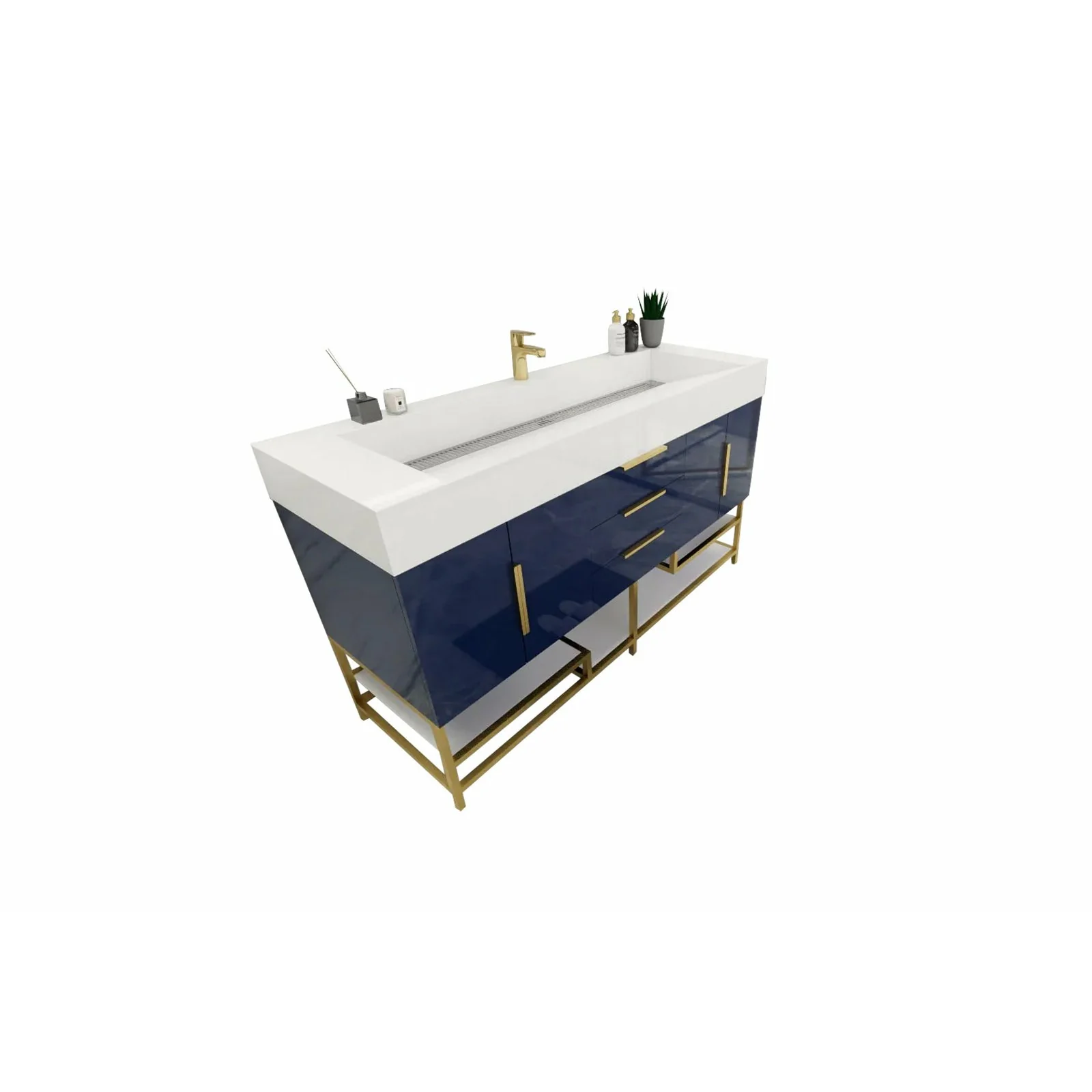 Breton Modern Vanity (24"-84") 58 Breton Modern Vanity (24"-84")