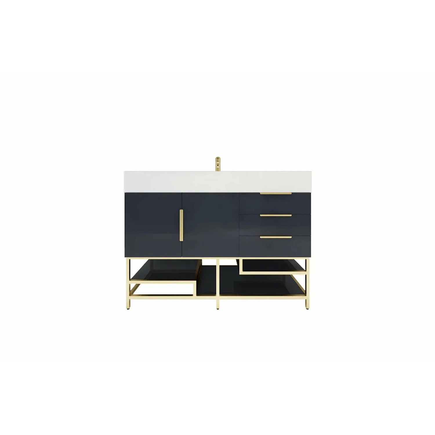 Breton Modern Vanity (24"-84") 70 Breton Modern Vanity (24"-84")
