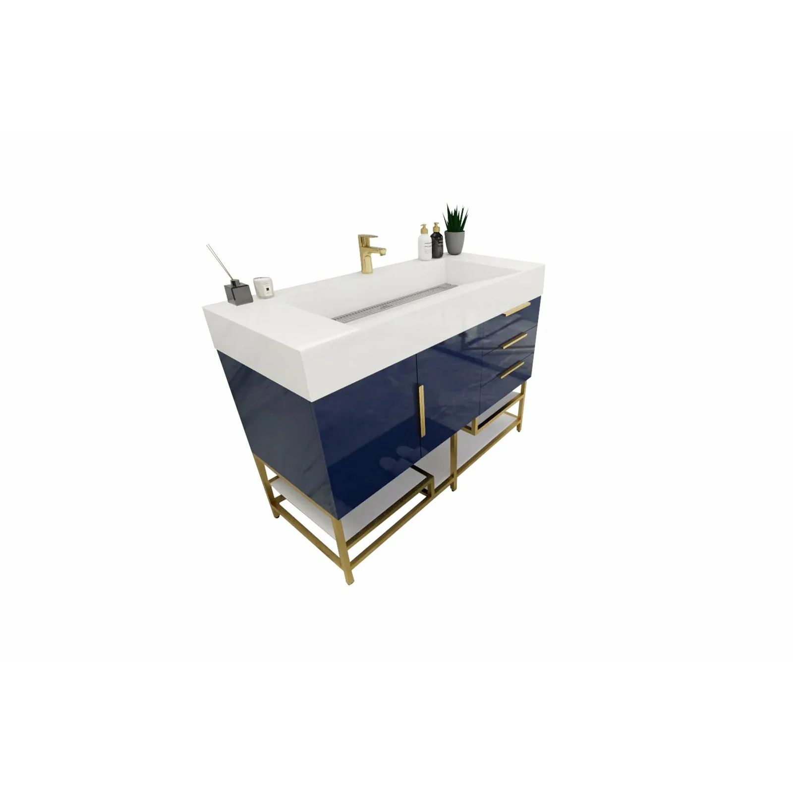 Breton Modern Vanity (24"-84") 74 Breton Modern Vanity (24"-84")