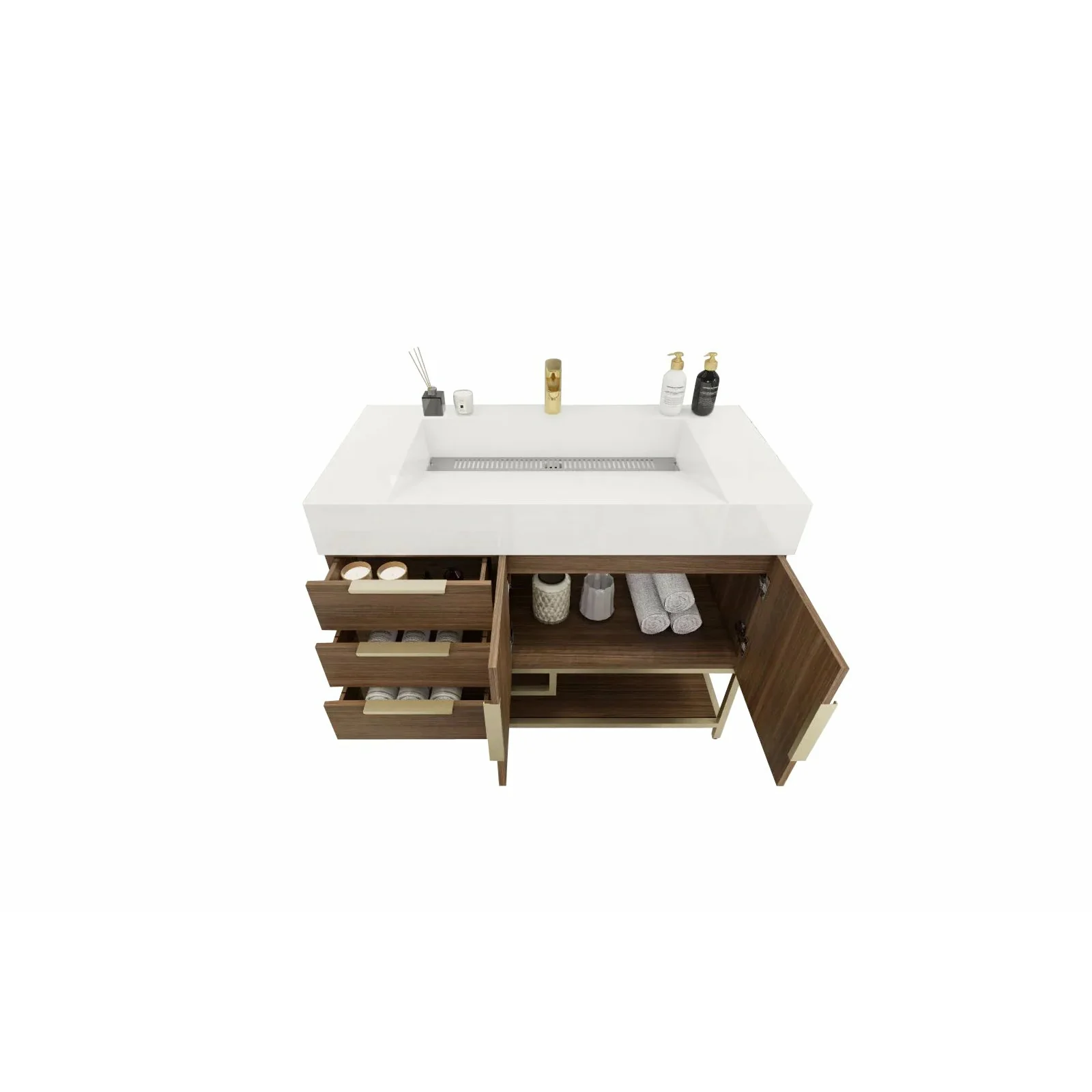 Breton Modern Vanity (24"-84") 78 Breton Modern Vanity (24"-84")