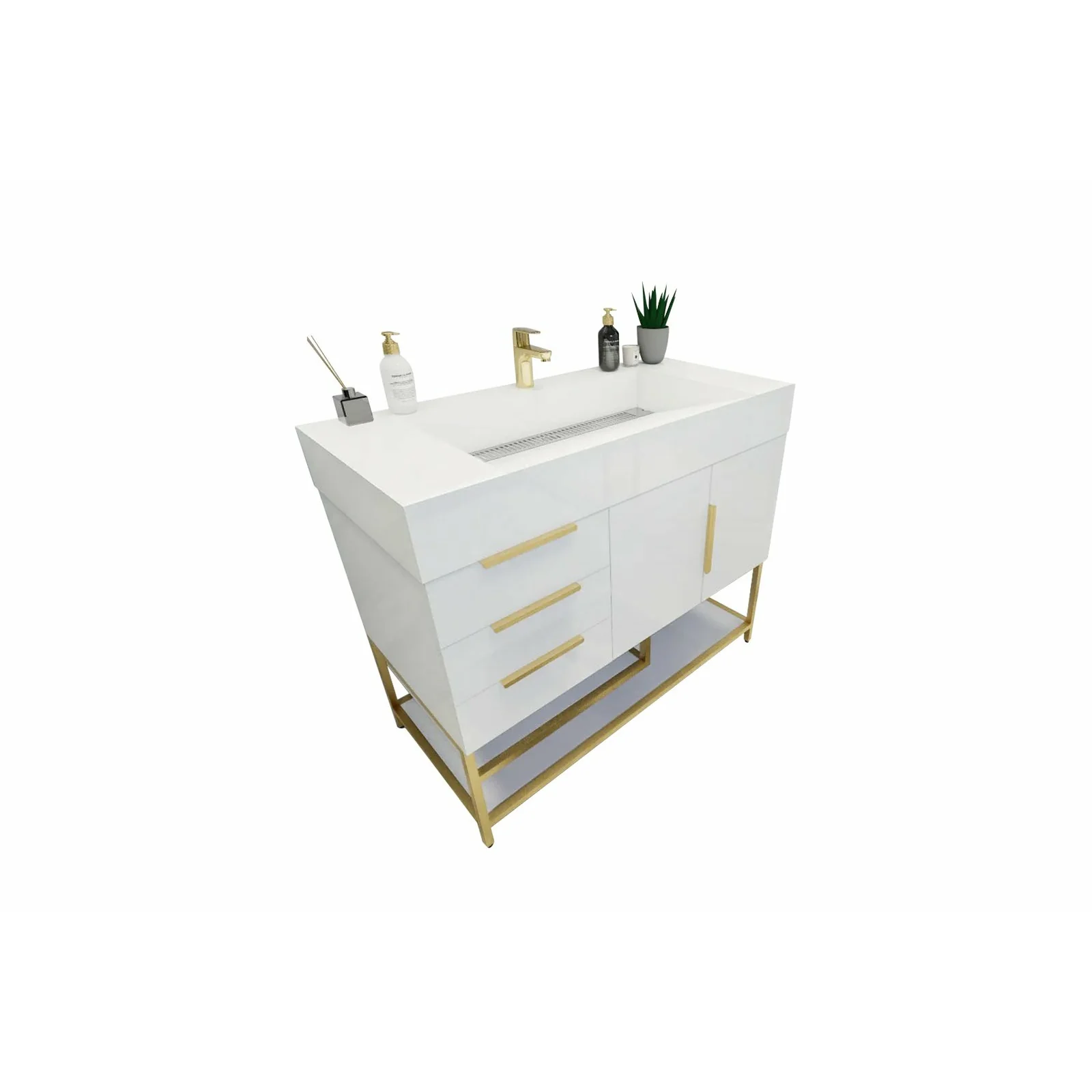 Breton Modern Vanity (24"-84") 83 Breton Modern Vanity (24"-84")