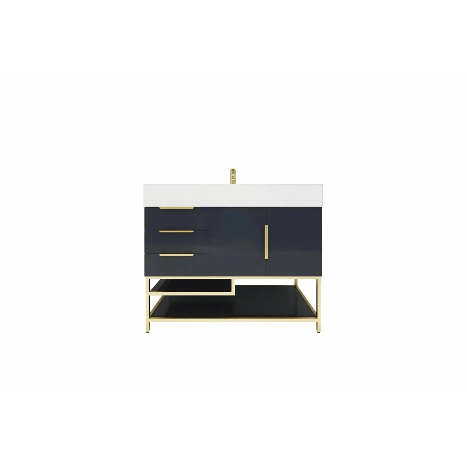 Breton Modern Vanity (24"-84") 85 Breton Modern Vanity (24"-84")
