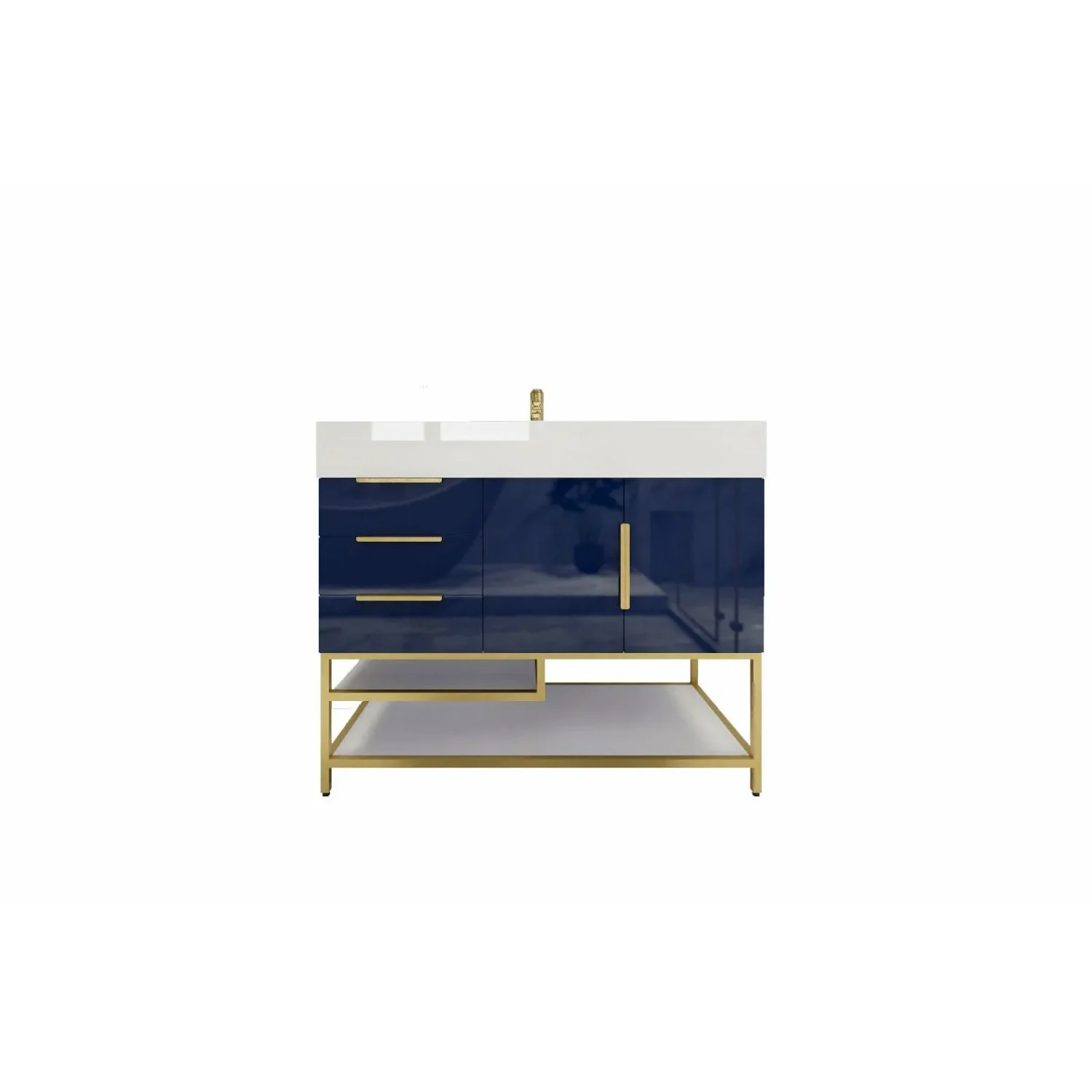 Breton Modern Vanity (24"-84") 88 Breton Modern Vanity (24"-84")