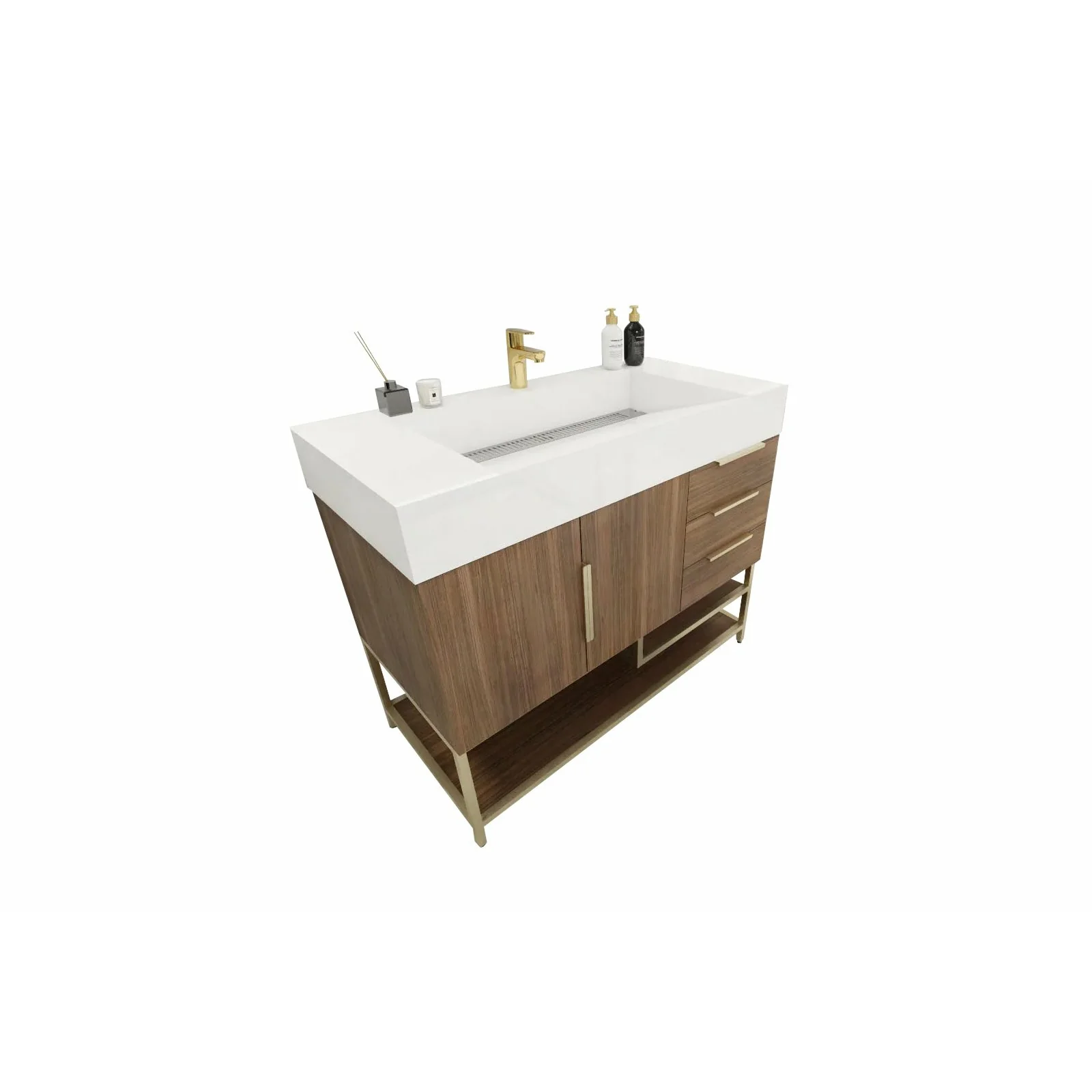Breton Modern Vanity (24"-84") 92 Breton Modern Vanity (24"-84")