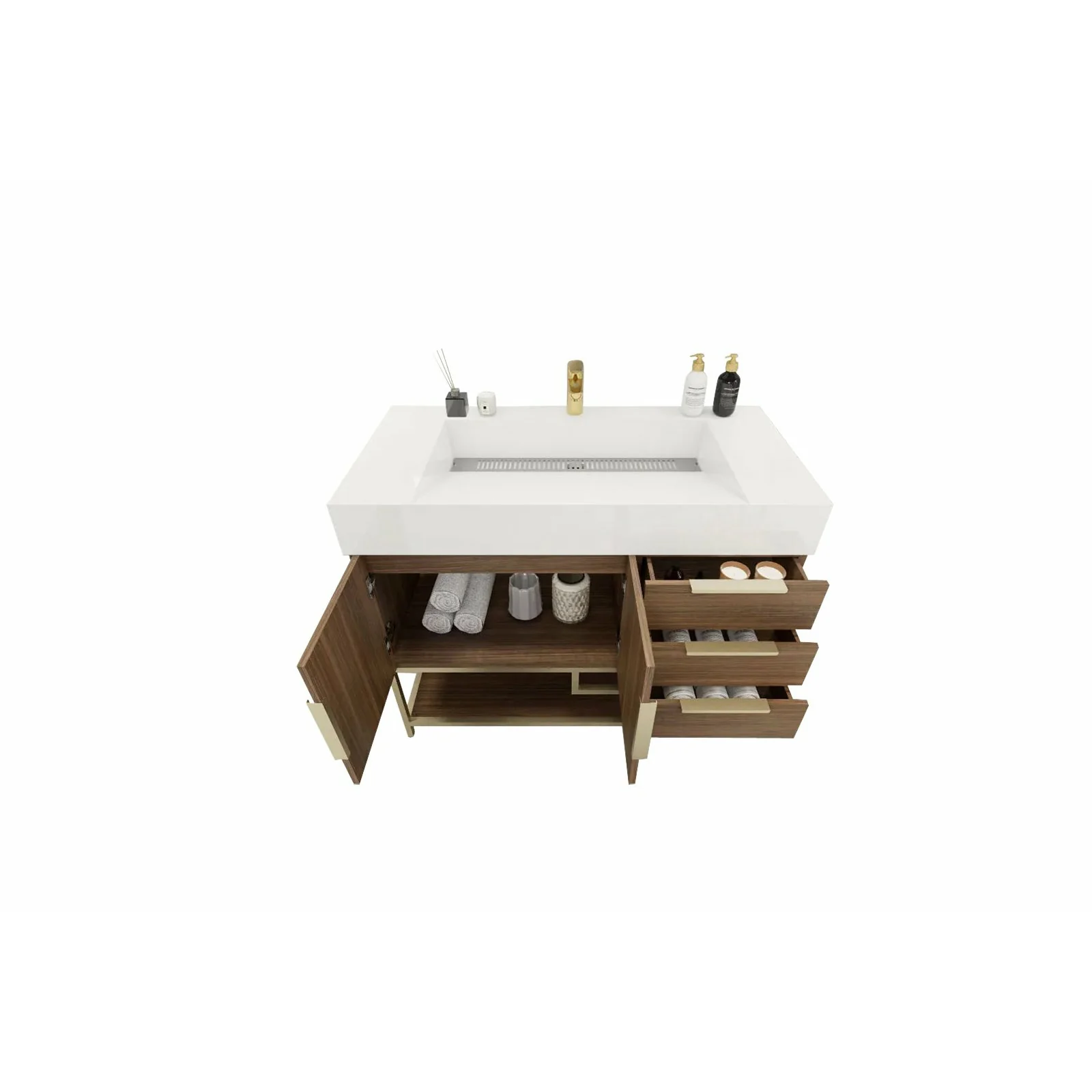 Breton Modern Vanity (24"-84") 93 Breton Modern Vanity (24"-84")