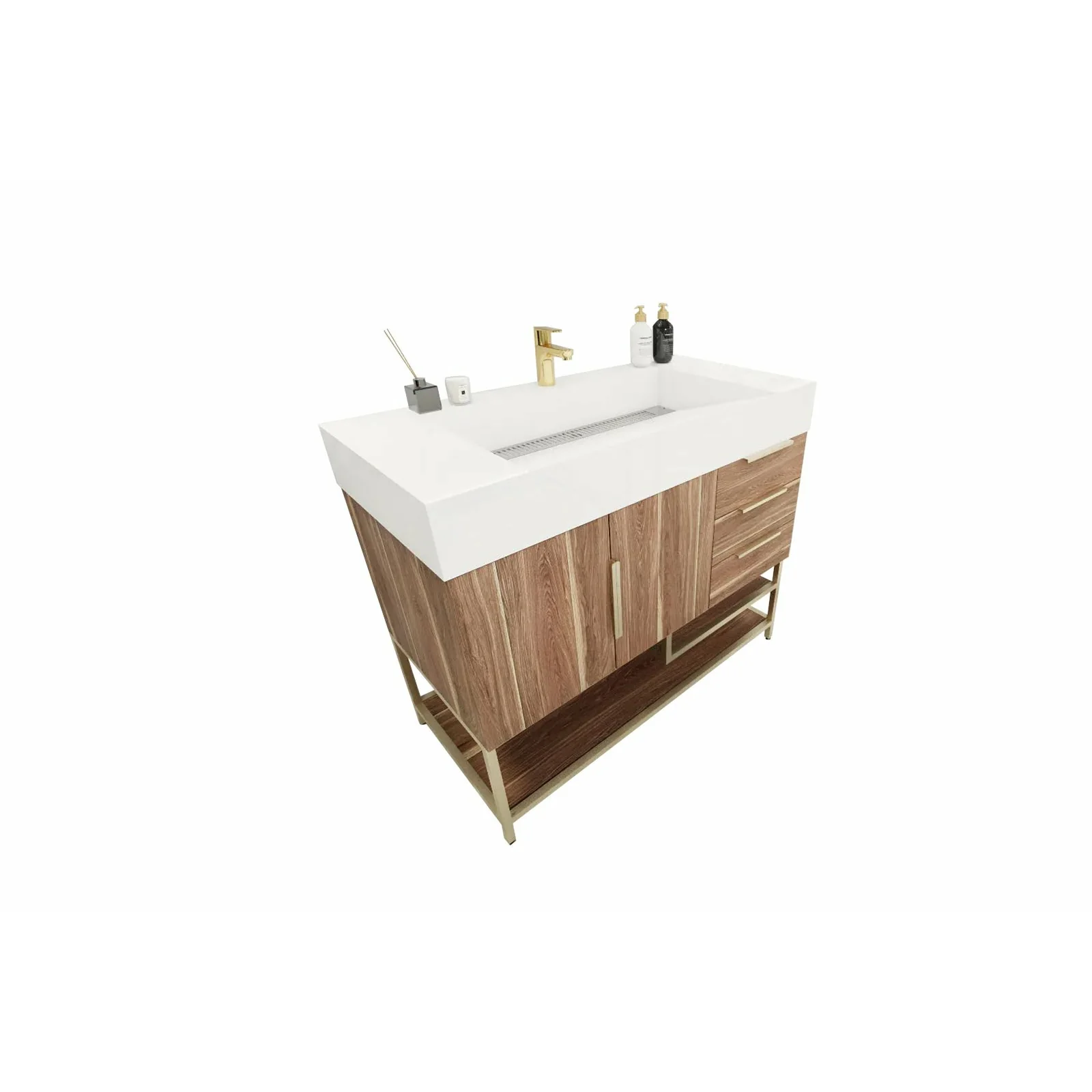 Breton Modern Vanity (24"-84") 95 Breton Modern Vanity (24"-84")