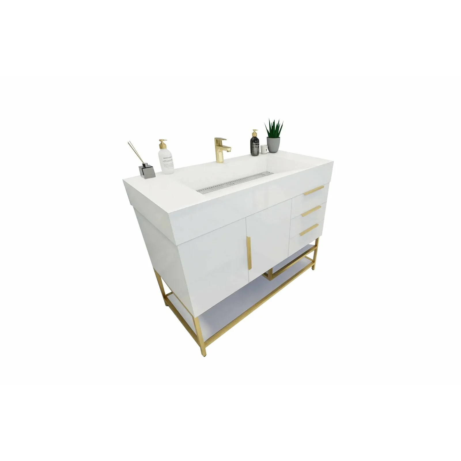 Breton Modern Vanity (24"-84") 98 Breton Modern Vanity (24"-84")