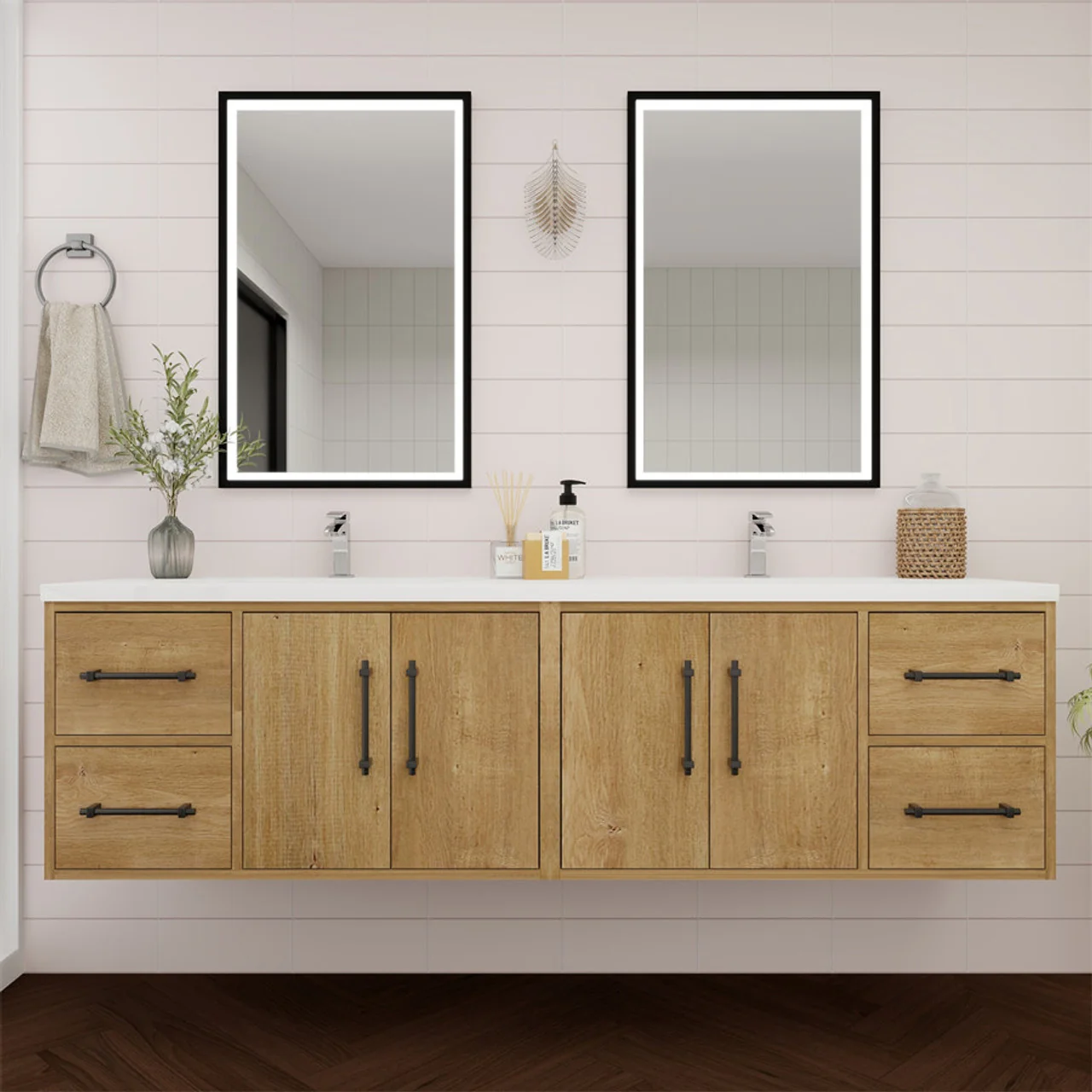 Belgian Floating Vanity (Latest Model) - 2nd Generation (24"-84") 109 Belgian Floating Vanity (Latest Model) - 2nd Generation (24"-84")