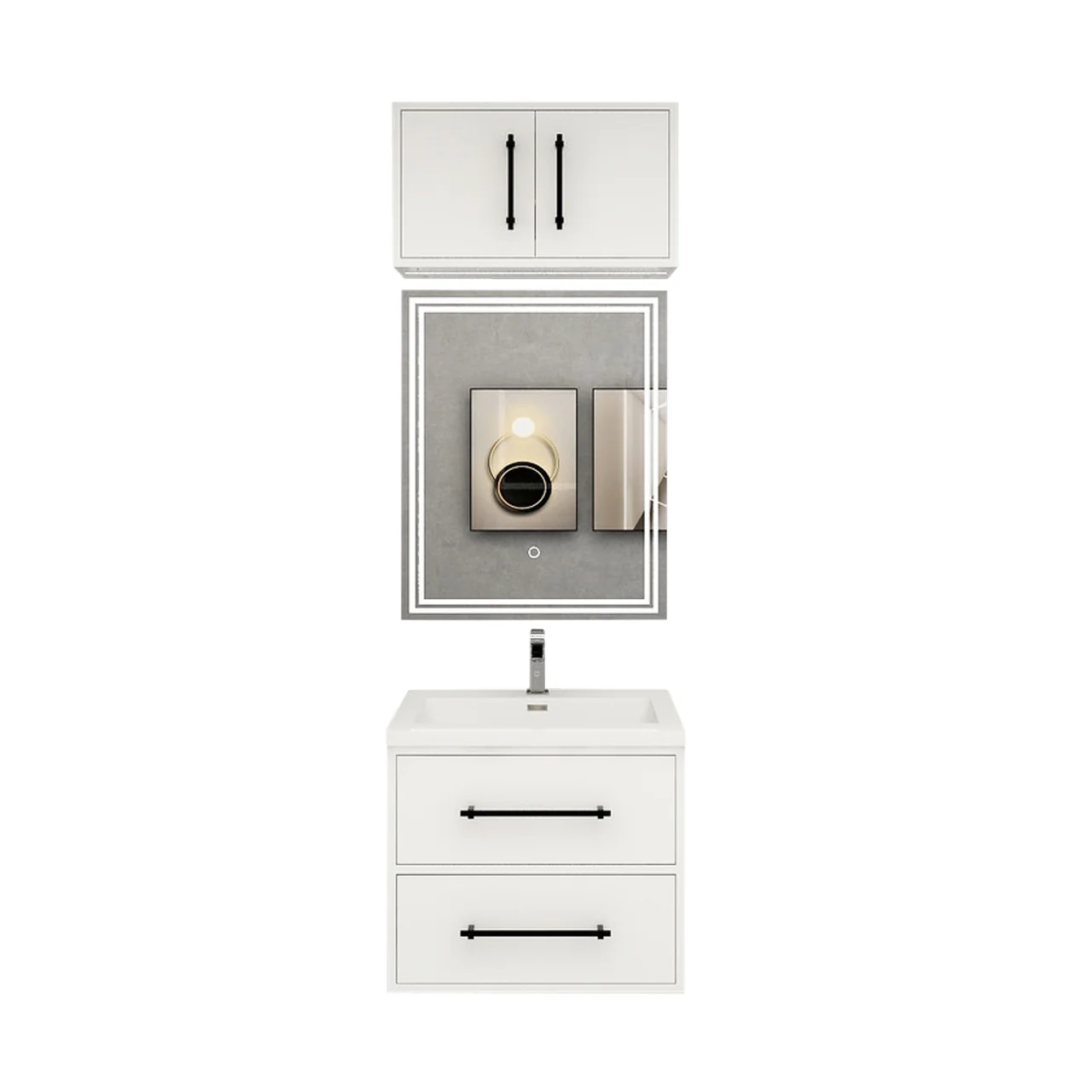Belgian Floating Vanity (Latest Model) - 2nd Generation (24"-84") 115 Belgian Floating Vanity (Latest Model) - 2nd Generation (24"-84")
