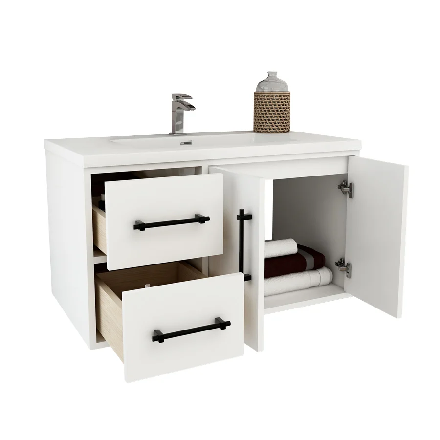 Belgian Floating Vanity (Latest Model) - 2nd Generation (24"-84") 122 Belgian Floating Vanity (Latest Model) - 2nd Generation (24"-84")