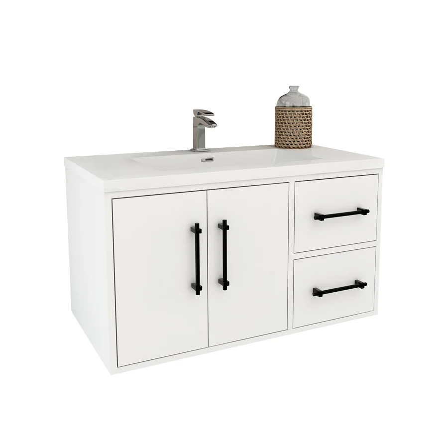 Belgian Floating Vanity (Latest Model) - 2nd Generation (24"-84") 126 Belgian Floating Vanity (Latest Model) - 2nd Generation (24"-84")