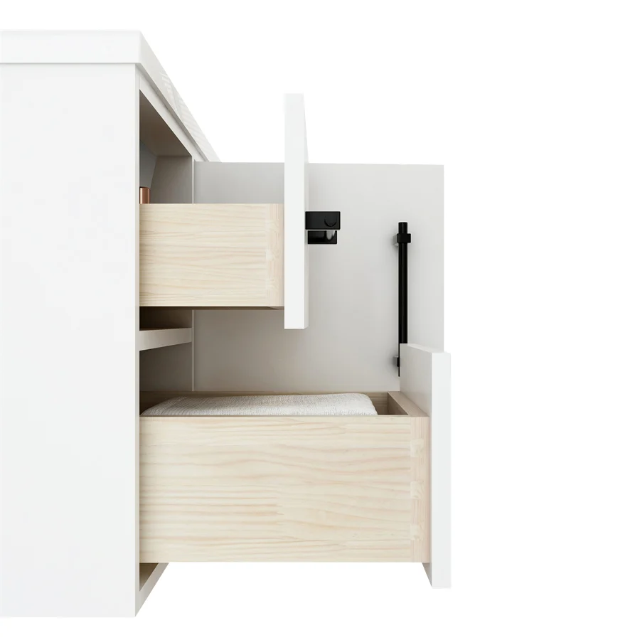Belgian Floating Vanity (Latest Model) - 2nd Generation (24"-84") 133 Belgian Floating Vanity (Latest Model) - 2nd Generation (24"-84")