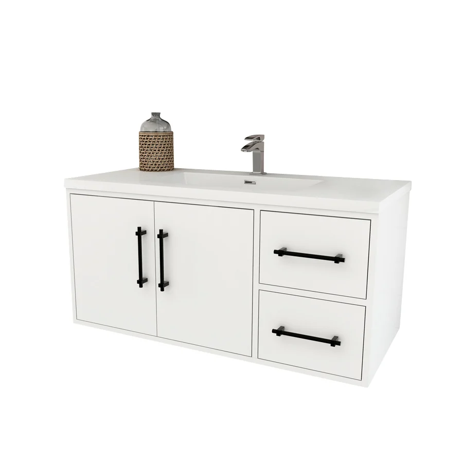 Belgian Floating Vanity (Latest Model) - 2nd Generation (24"-84") 136 Belgian Floating Vanity (Latest Model) - 2nd Generation (24"-84")
