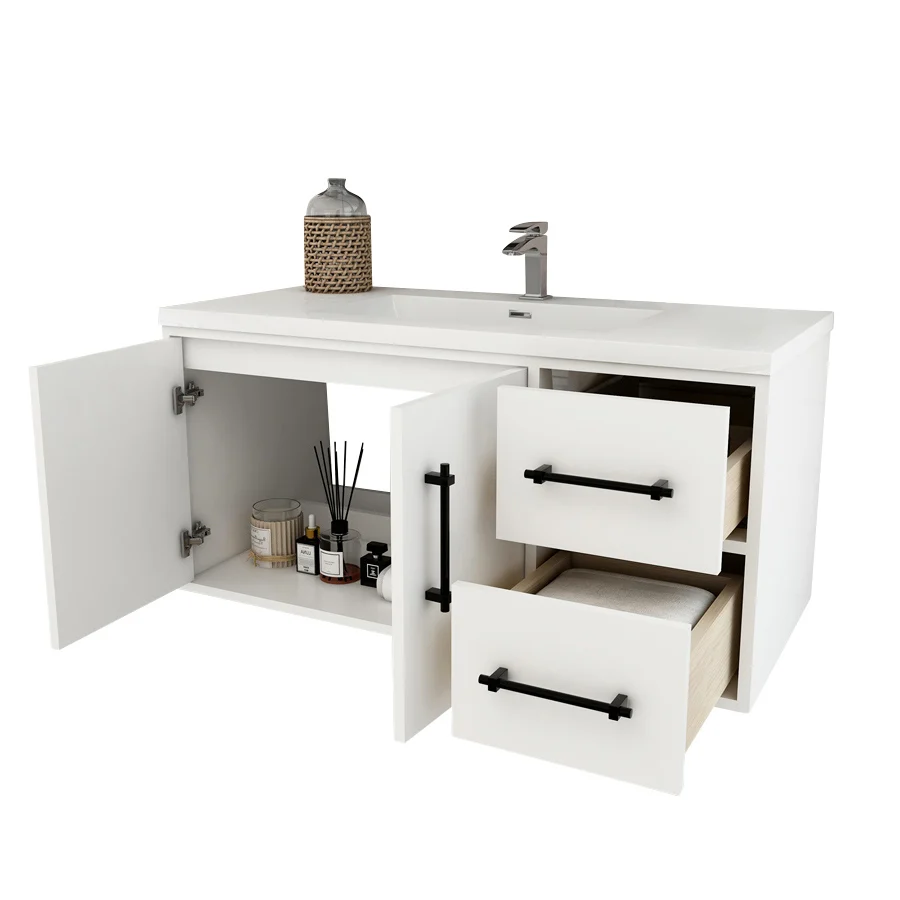 Belgian Floating Vanity (Latest Model) - 2nd Generation (24"-84") 137 Belgian Floating Vanity (Latest Model) - 2nd Generation (24"-84")