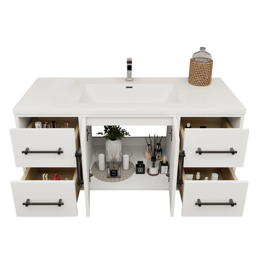 Belgian Floating Vanity (Latest Model) - 2nd Generation (24"-84") 143 Belgian Floating Vanity (Latest Model) - 2nd Generation (24"-84")