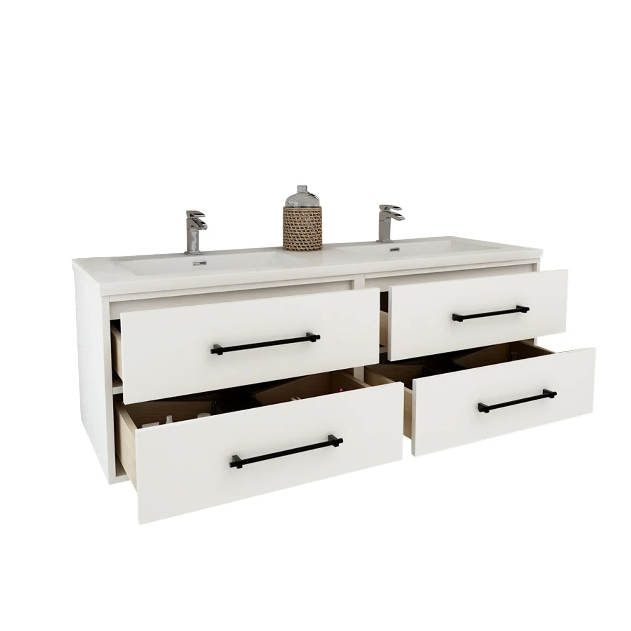 Belgian Floating Vanity (Latest Model) - 2nd Generation (24"-84") 147 Belgian Floating Vanity (Latest Model) - 2nd Generation (24"-84")