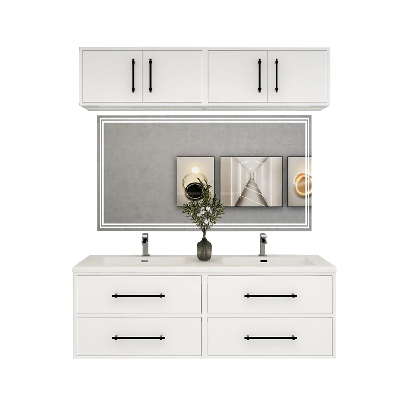 Belgian Floating Vanity (Latest Model) - 2nd Generation (24"-84") 148 Belgian Floating Vanity (Latest Model) - 2nd Generation (24"-84")