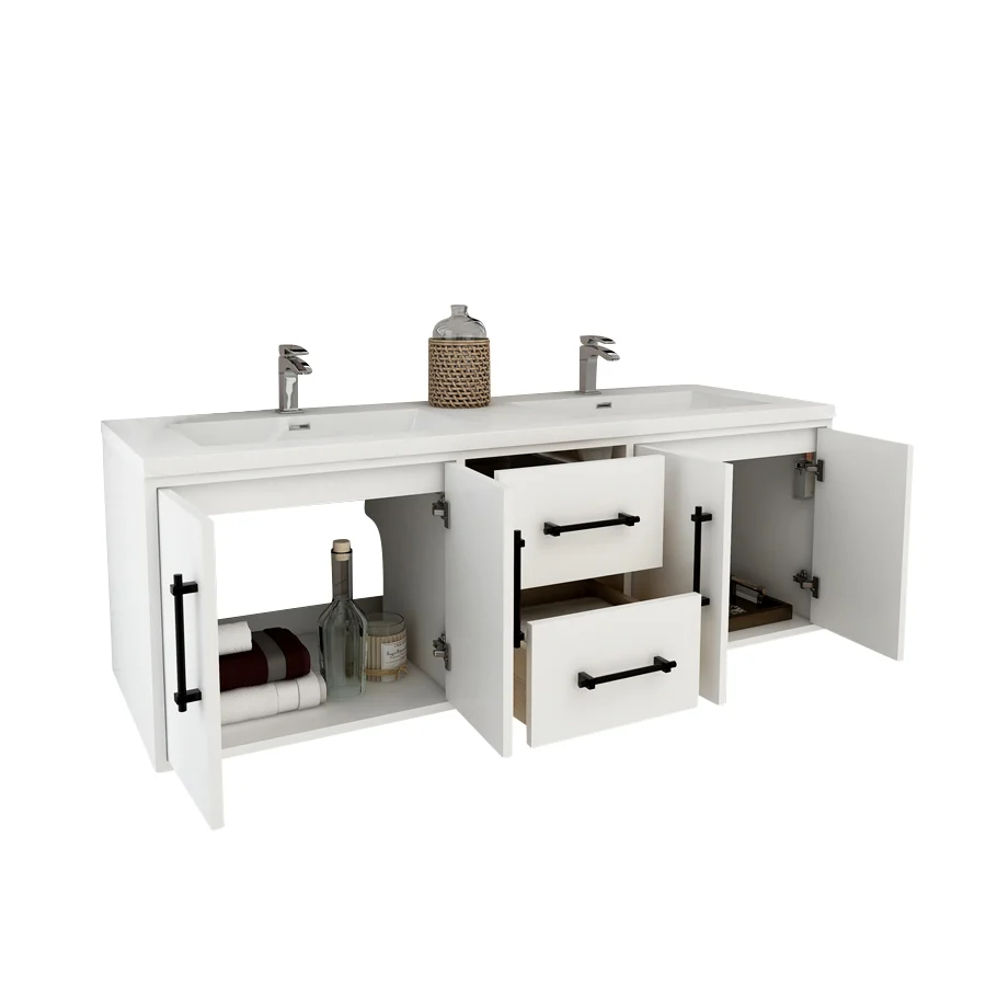 Belgian Floating Vanity (Latest Model) - 2nd Generation (24"-84") 152 Belgian Floating Vanity (Latest Model) - 2nd Generation (24"-84")
