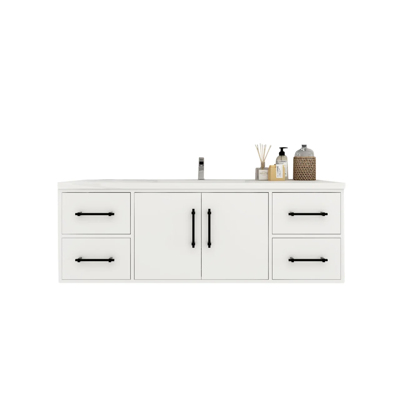 Belgian Floating Vanity (Latest Model) - 2nd Generation (24"-84") 154 Belgian Floating Vanity (Latest Model) - 2nd Generation (24"-84")