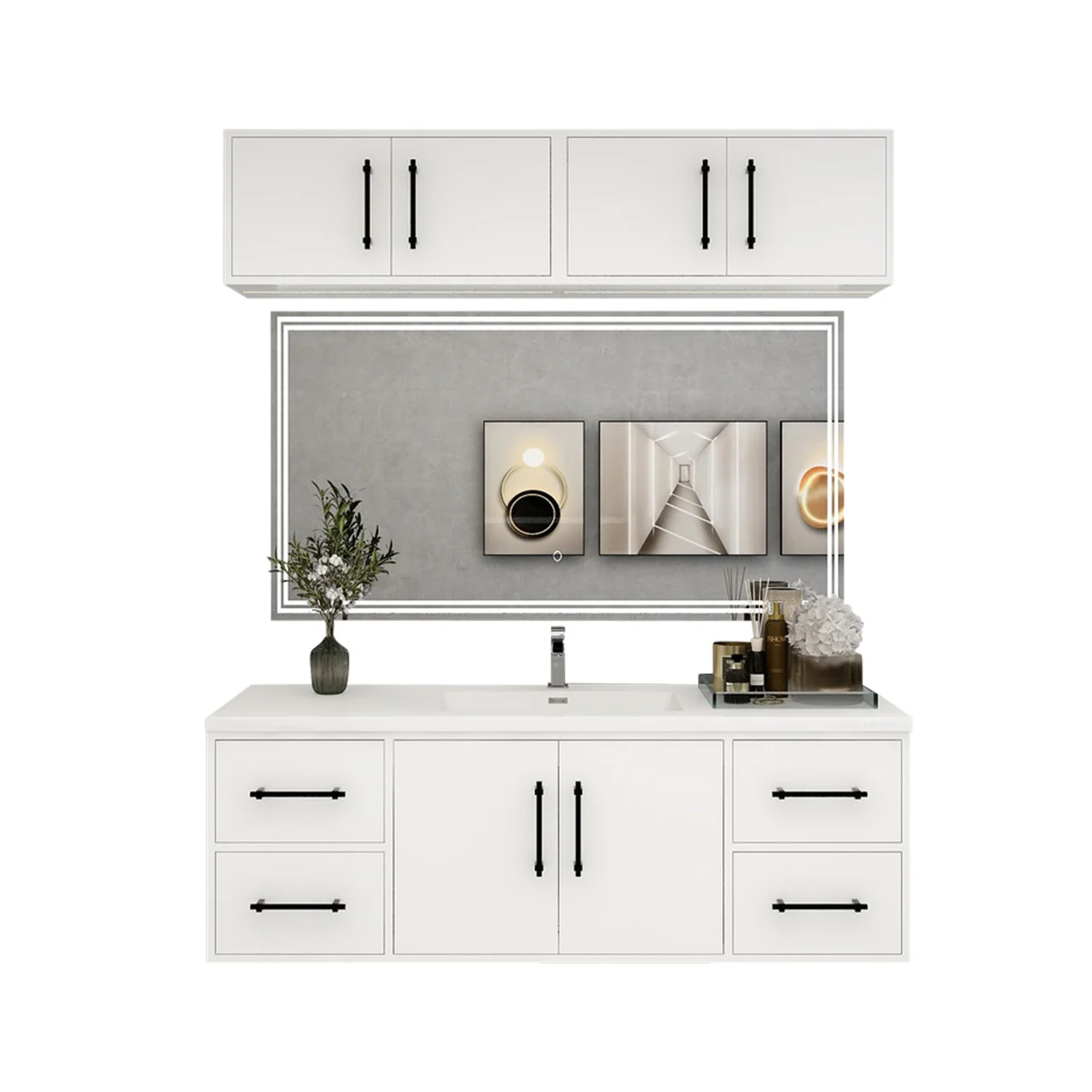Belgian Floating Vanity (Latest Model) - 2nd Generation (24"-84") 156 Belgian Floating Vanity (Latest Model) - 2nd Generation (24"-84")