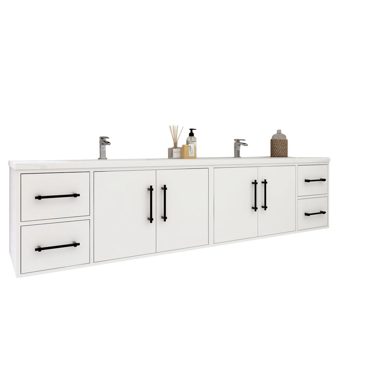 Belgian Floating Vanity (Latest Model) - 2nd Generation (24"-84") 159 Belgian Floating Vanity (Latest Model) - 2nd Generation (24"-84")