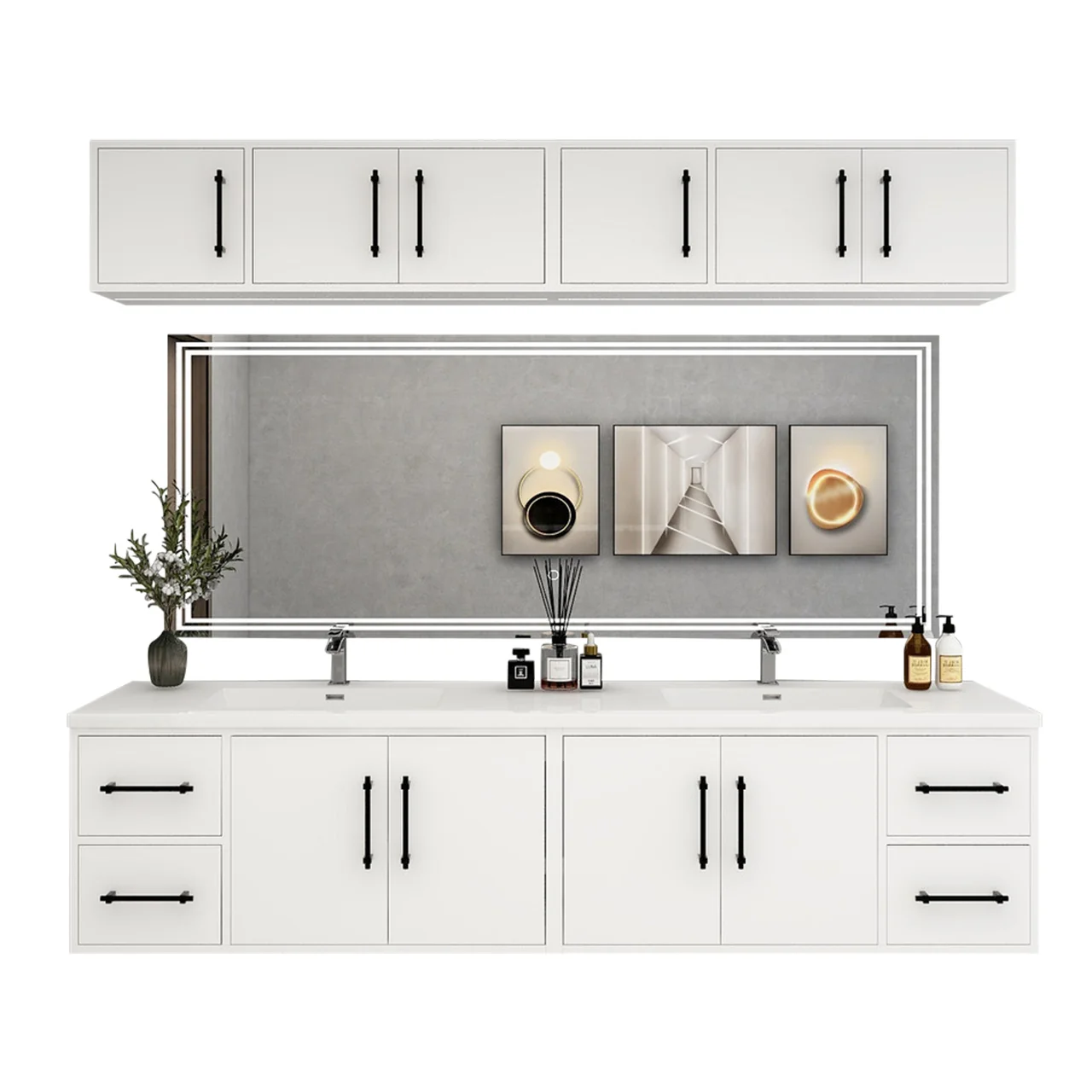 Belgian Floating Vanity (Latest Model) - 2nd Generation (24"-84") 161 Belgian Floating Vanity (Latest Model) - 2nd Generation (24"-84")
